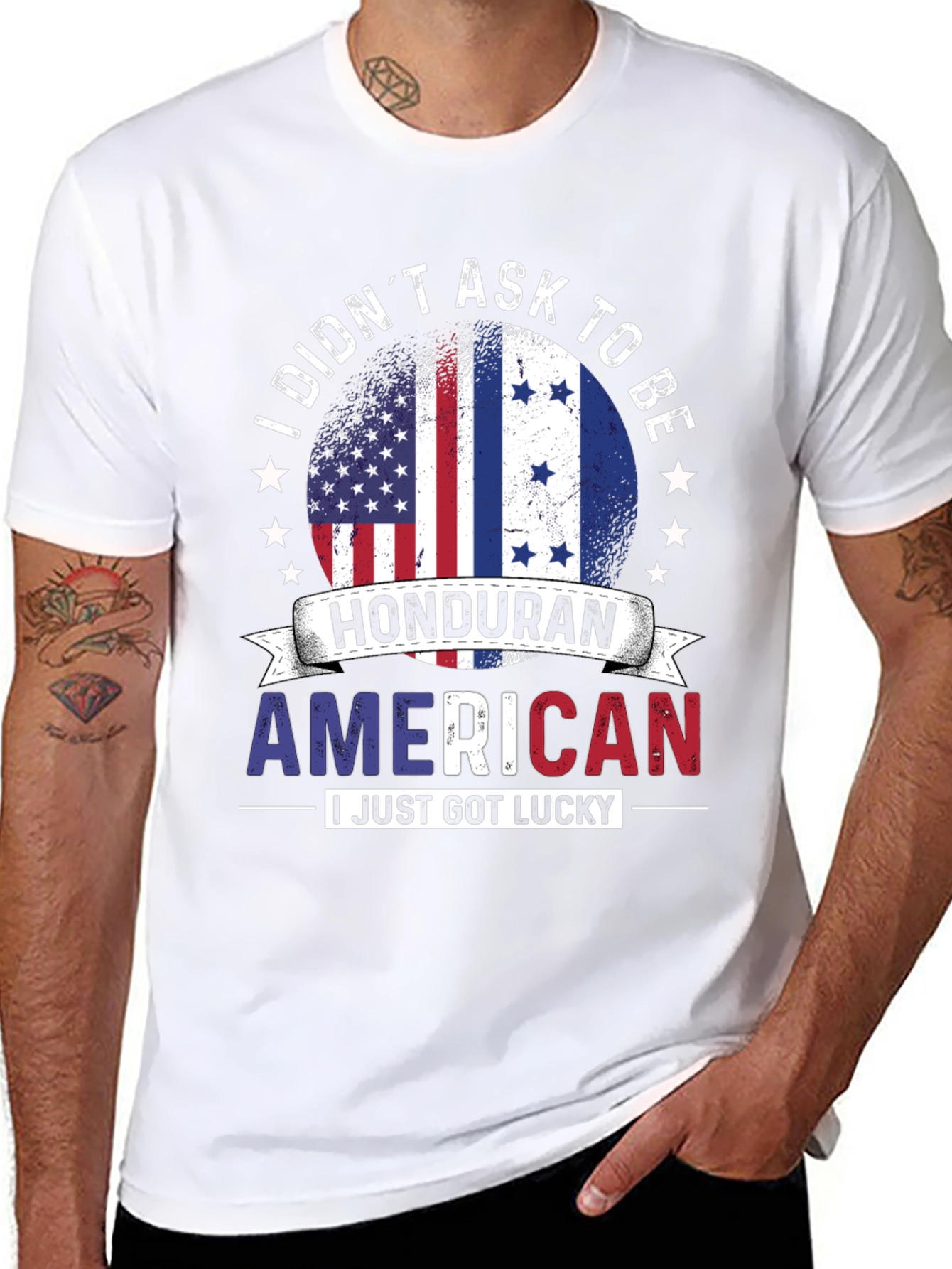 Honduran American Pride Graphic T-Shirt