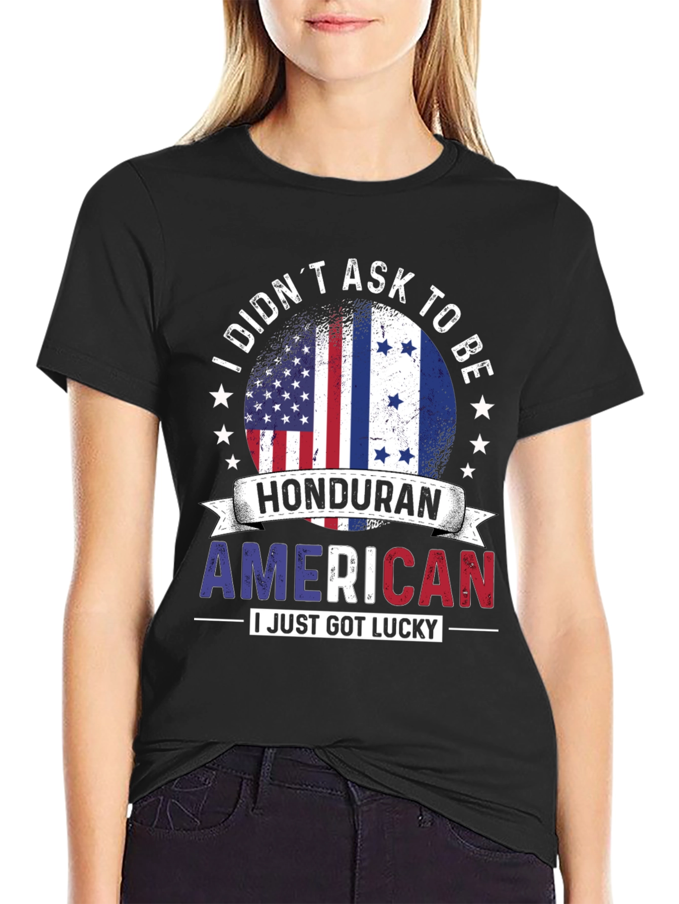Honduran American Pride Graphic T-Shirt