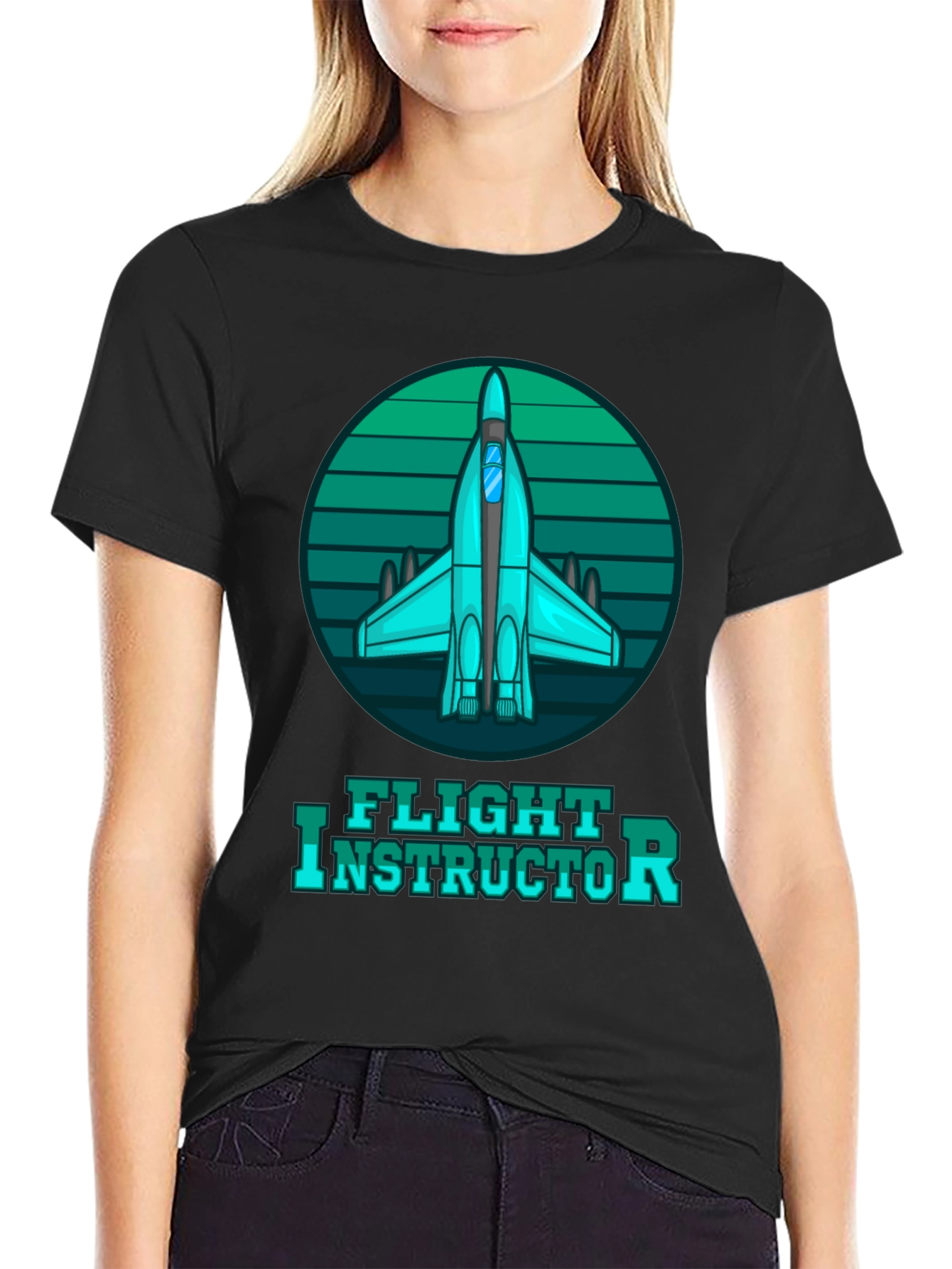 Flight Instructor Tee - Airplane Graphic T-Shirt