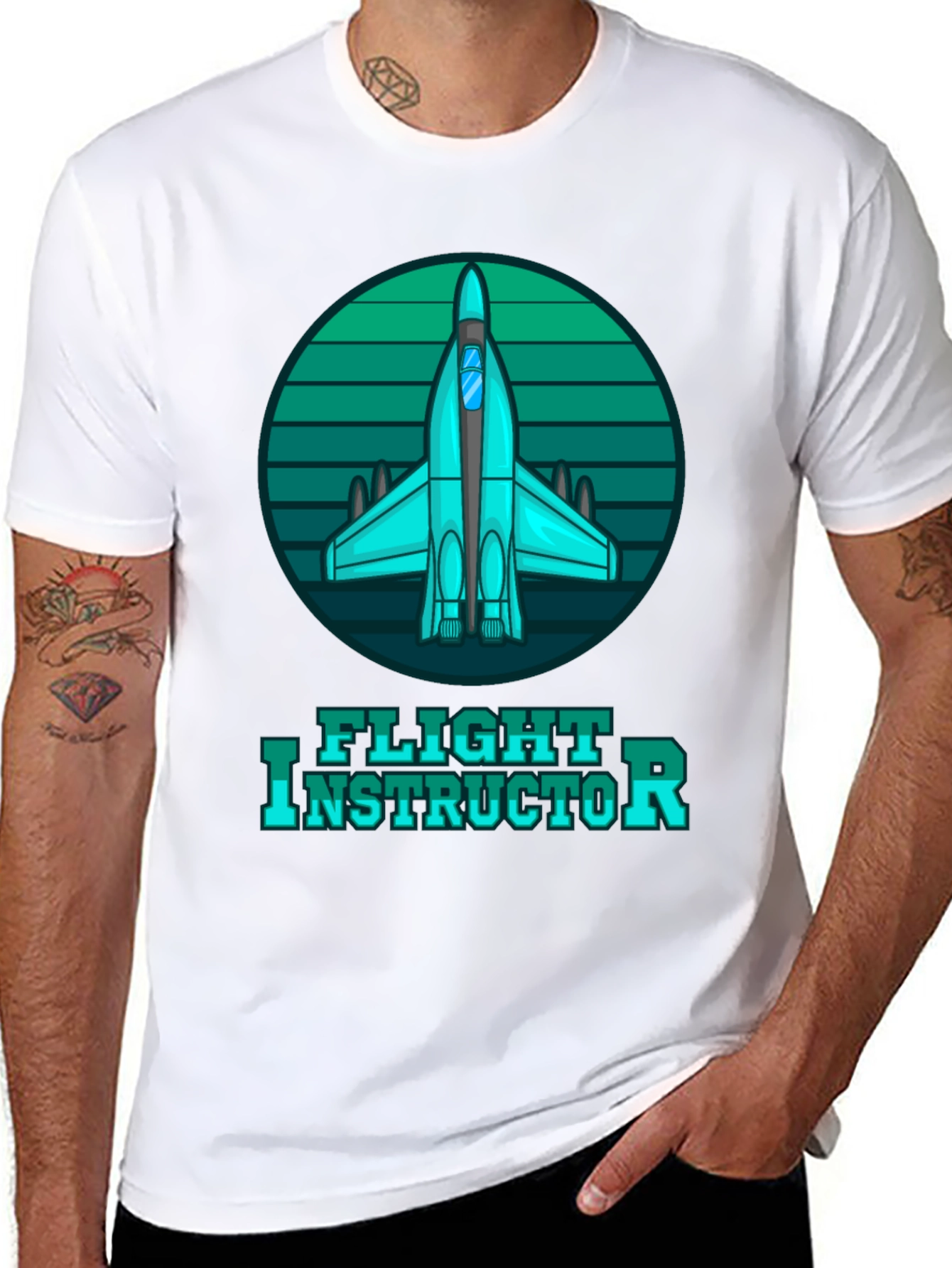Flight Instructor Tee - Airplane Graphic T-Shirt