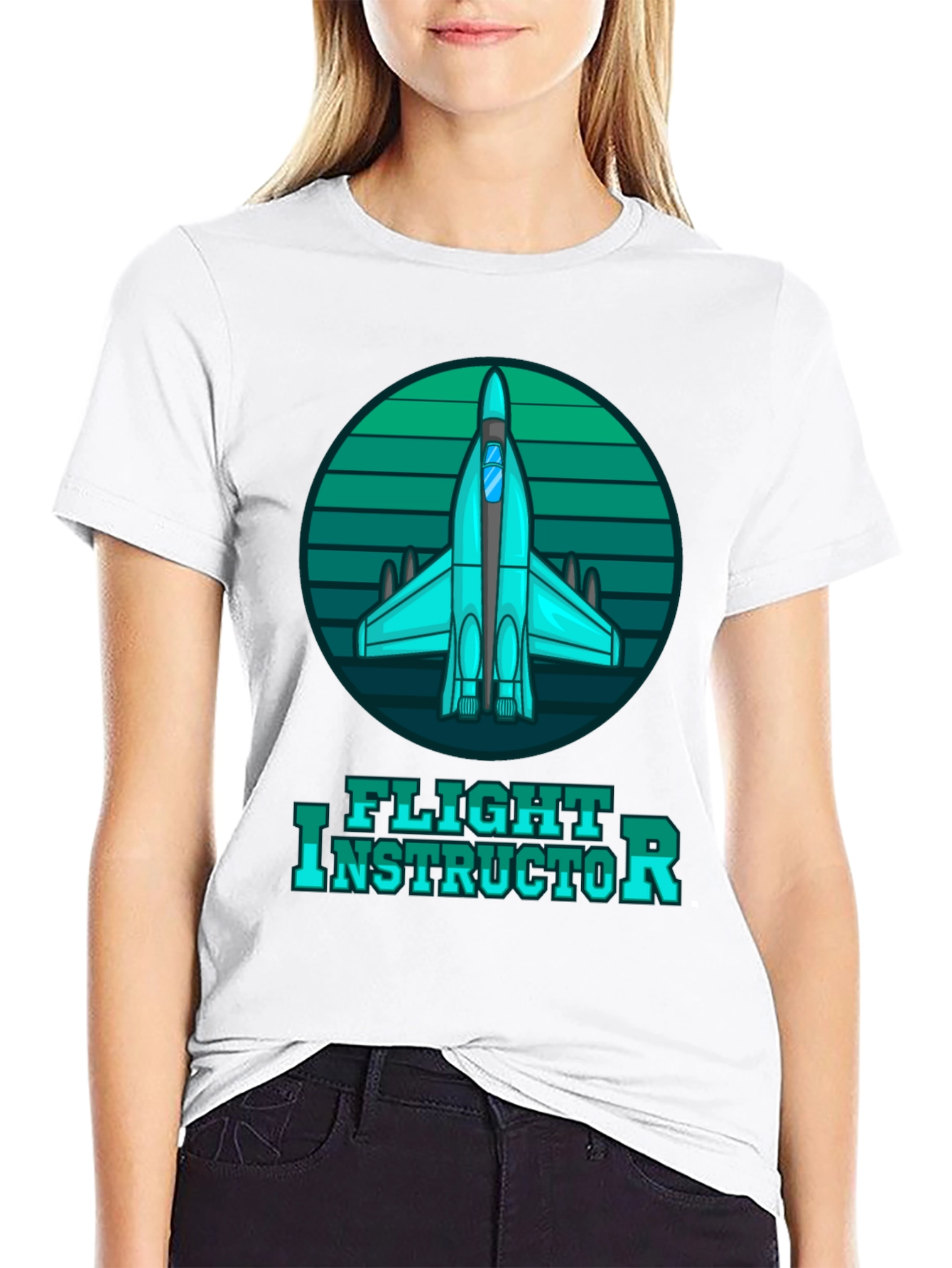 Flight Instructor Tee - Airplane Graphic T-Shirt
