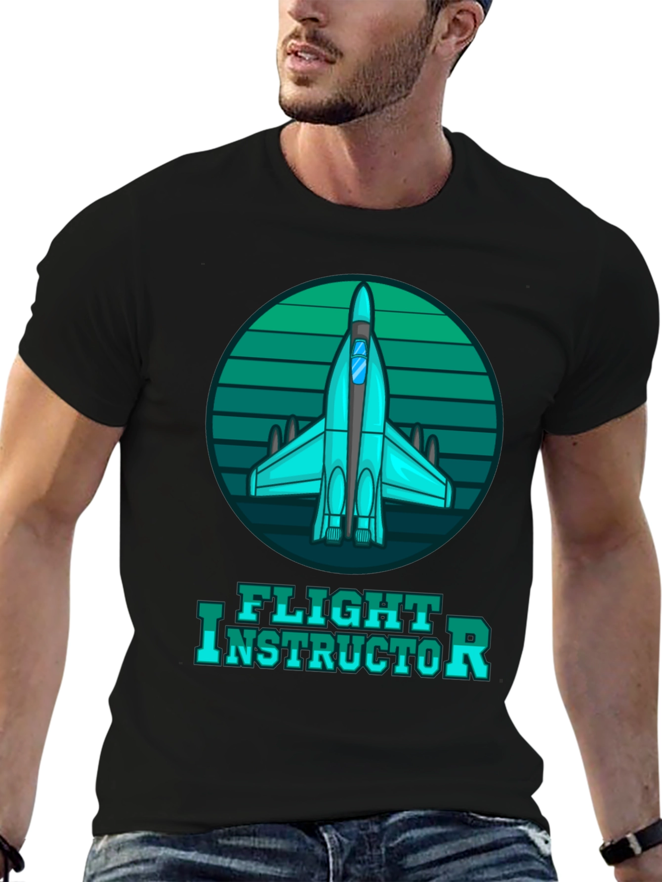 Flight Instructor Tee - Airplane Graphic T-Shirt