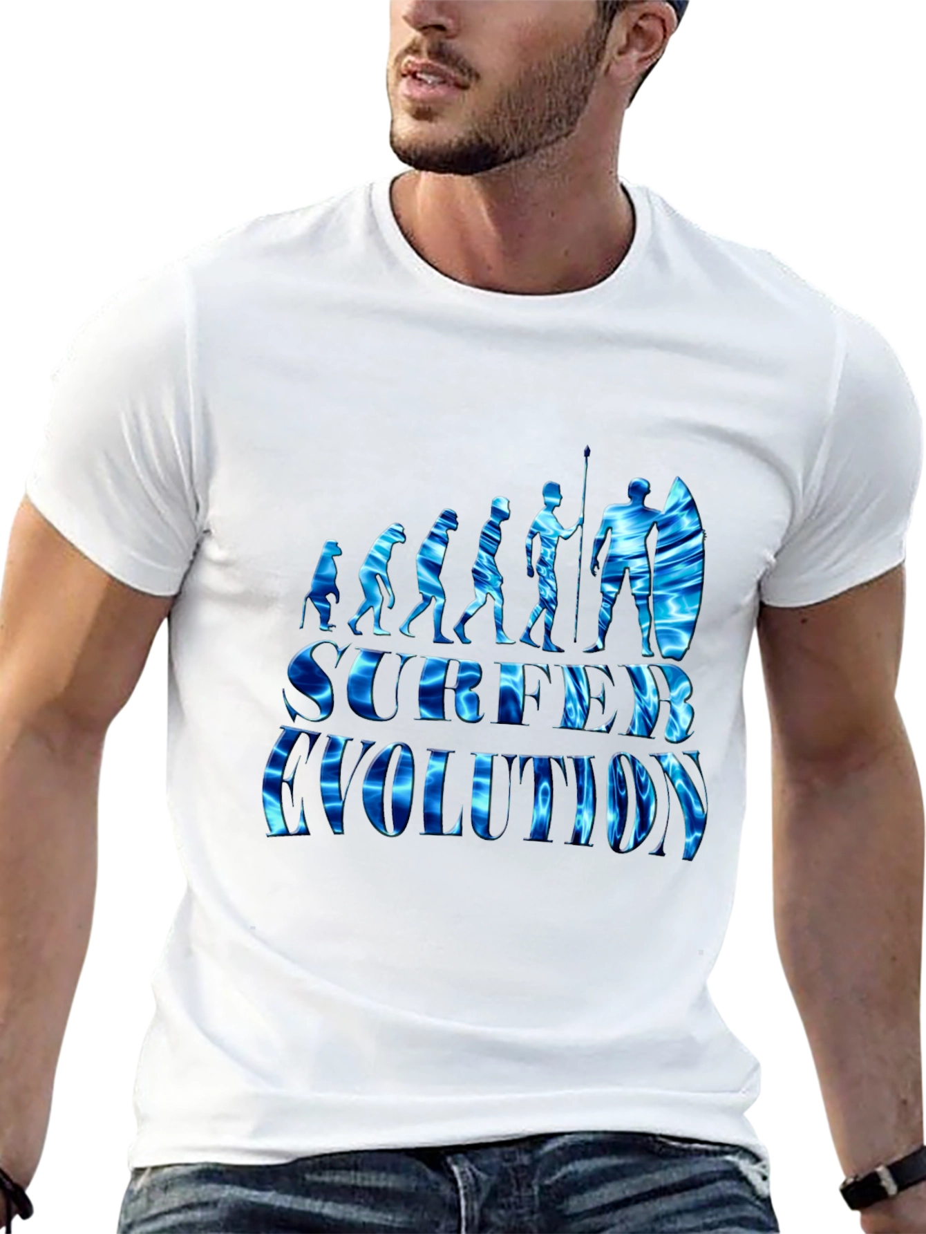 Surfer Evolution Graphic T-Shirt
