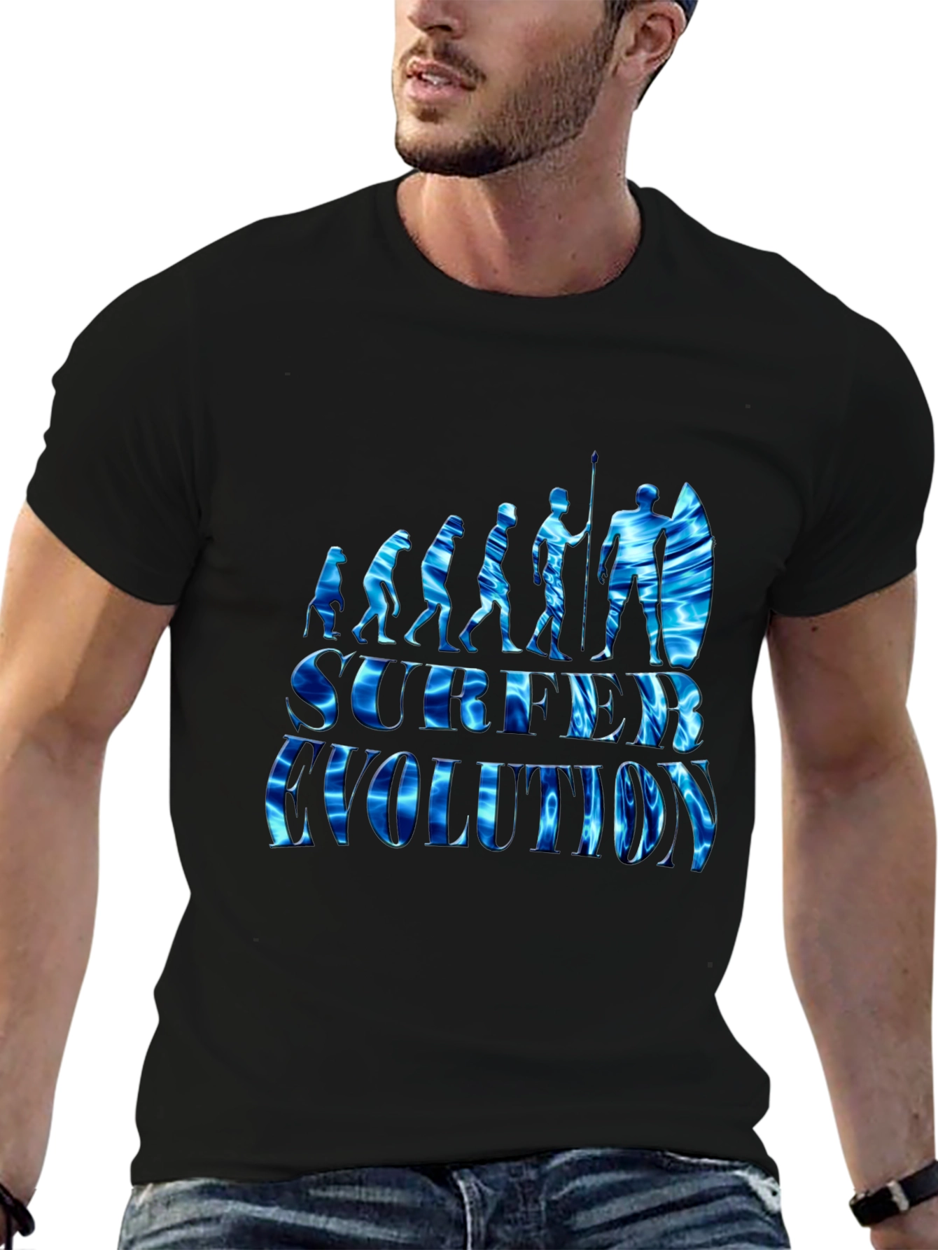 Surfer Evolution Graphic T-Shirt