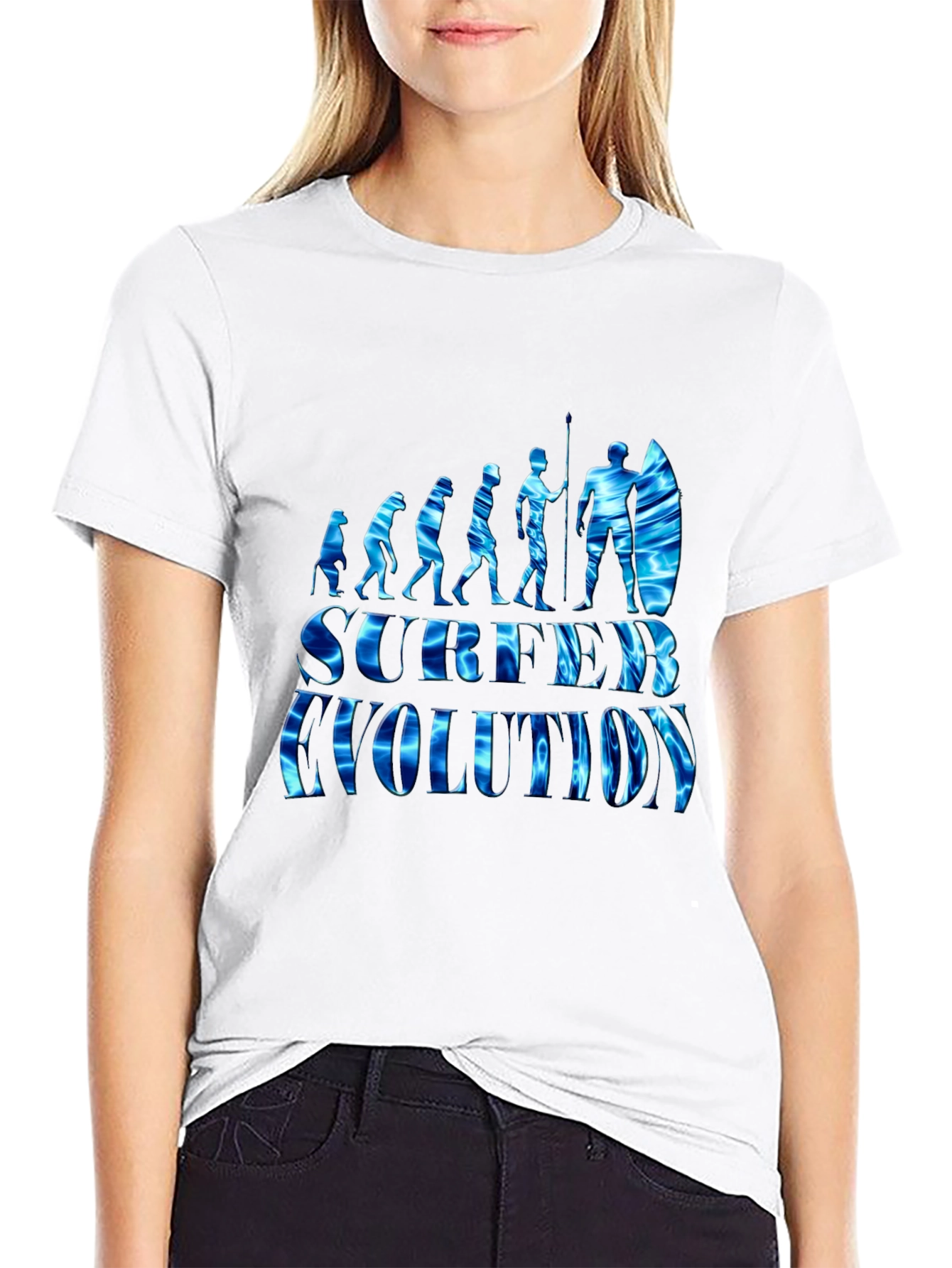 Surfer Evolution Graphic T-Shirt