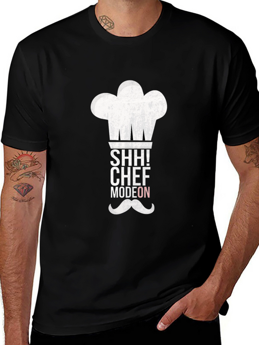 Chef Mode On Black Graphic Tee
