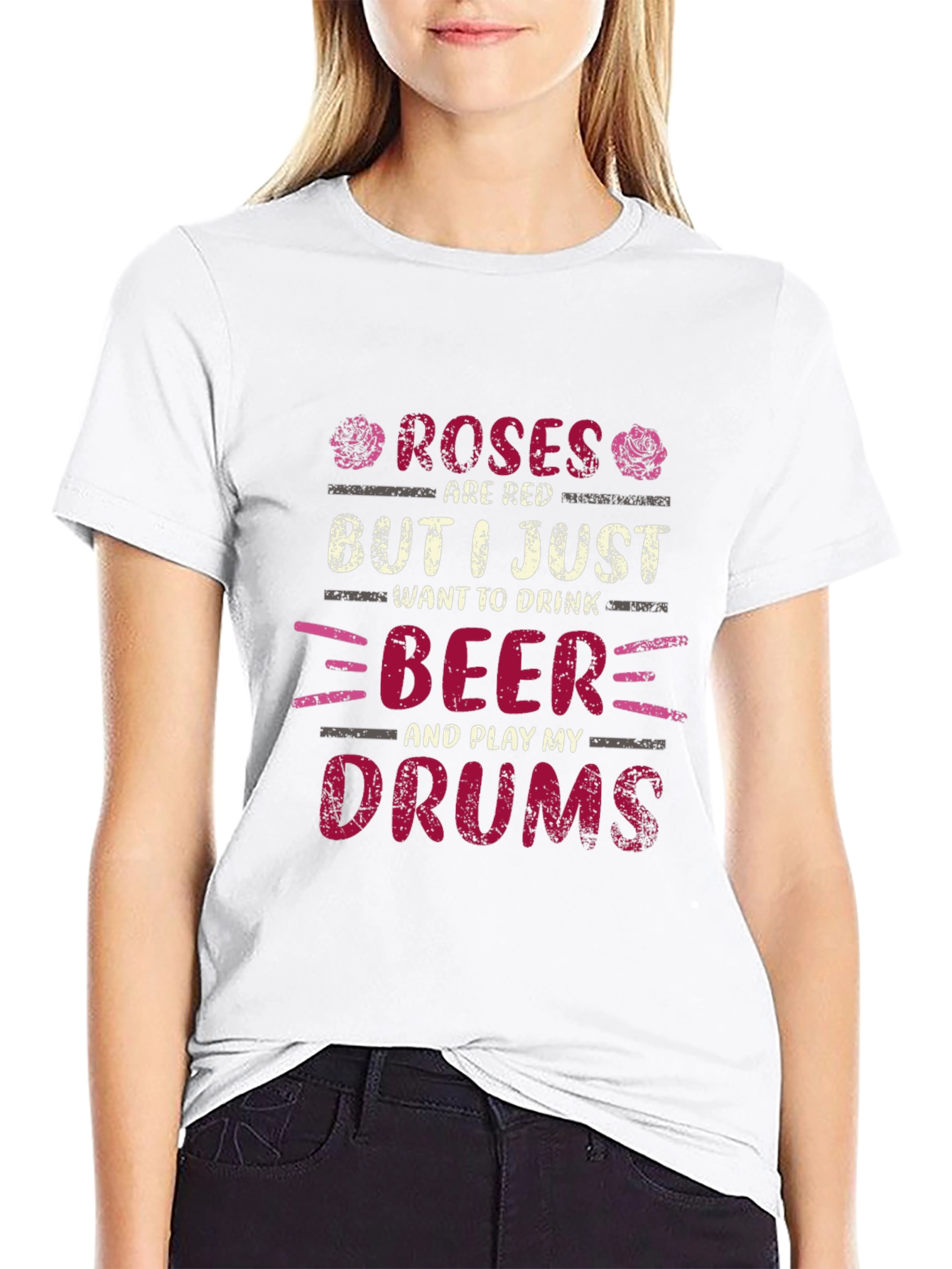 Roses are Red Beer and Drums T-Shirt