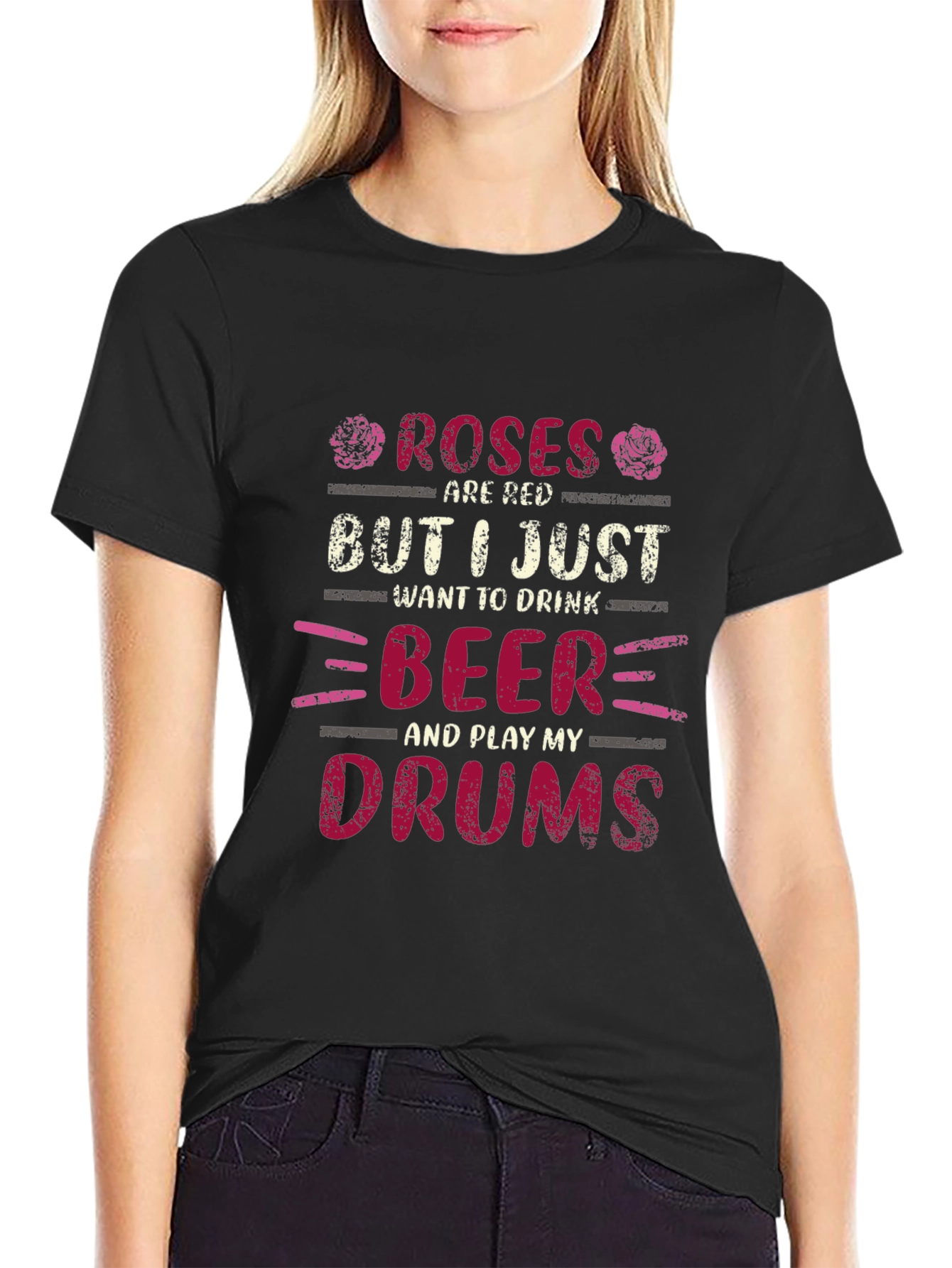 Roses are Red Beer and Drums T-Shirt