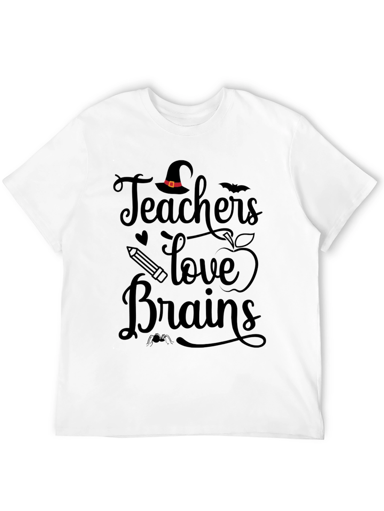 Teachers Love Brains Halloween T-Shirt
