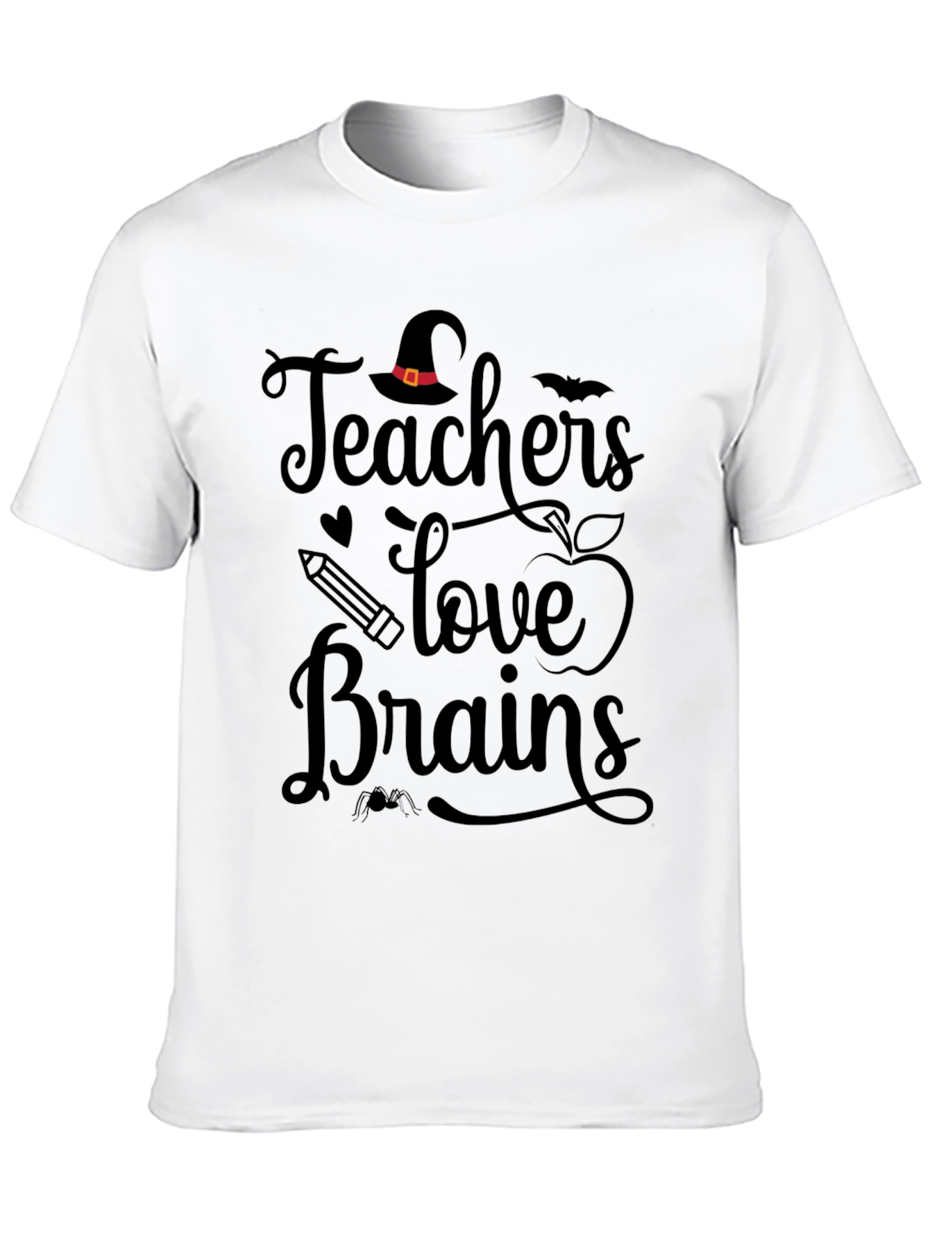 Teachers Love Brains Halloween T-Shirt