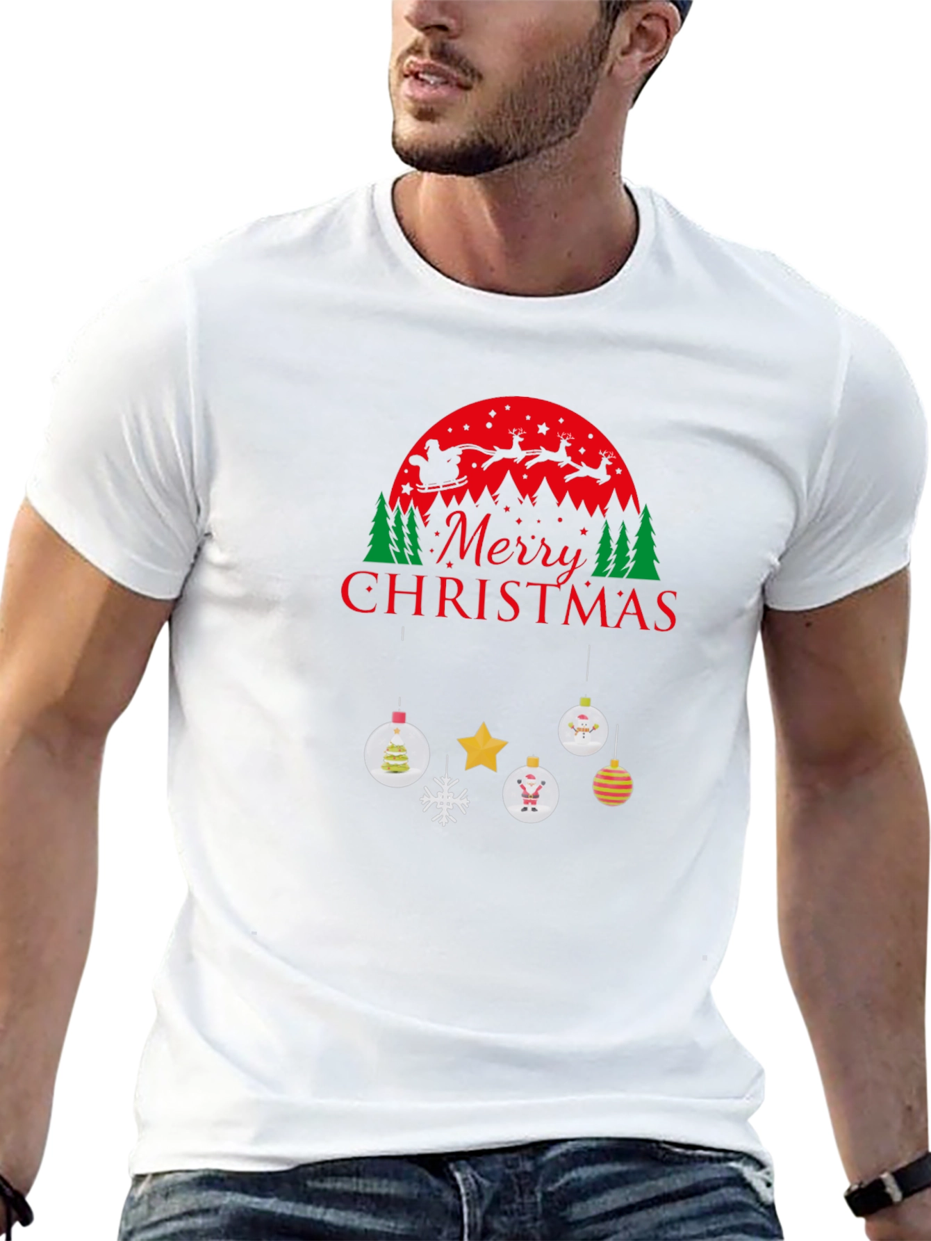 Merry Christmas Graphic T-Shirt