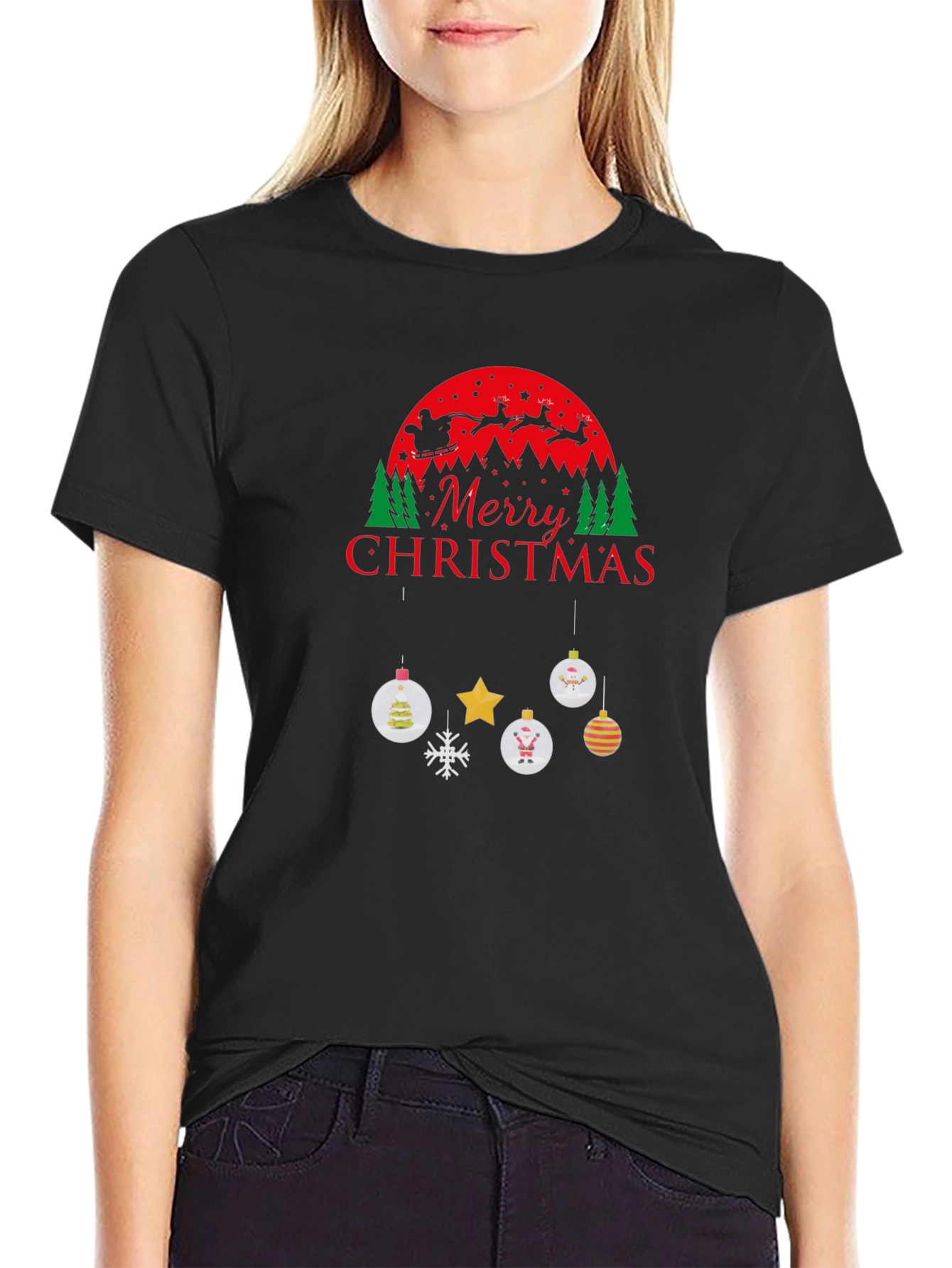 Merry Christmas Graphic T-Shirt