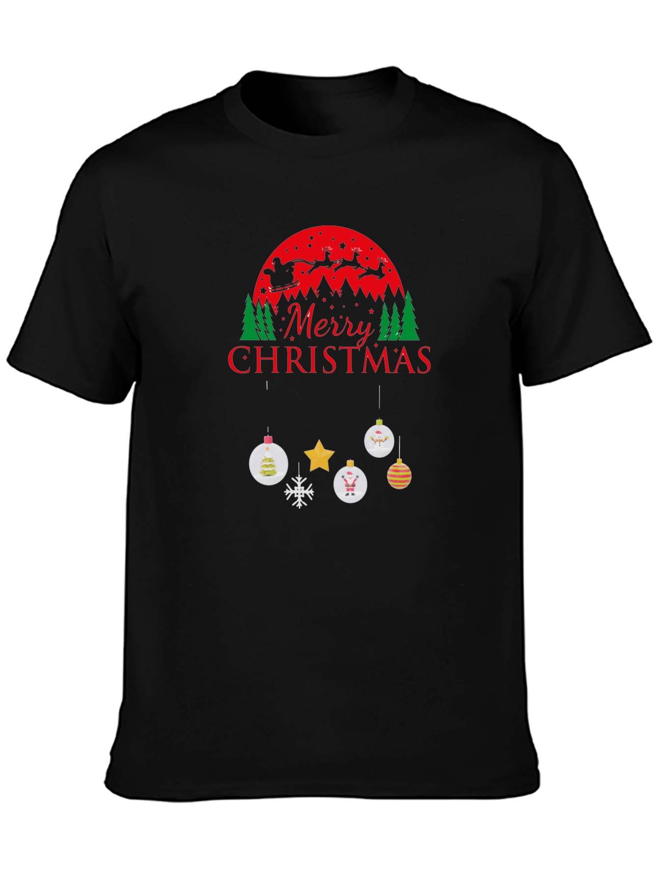 Merry Christmas Graphic T-Shirt