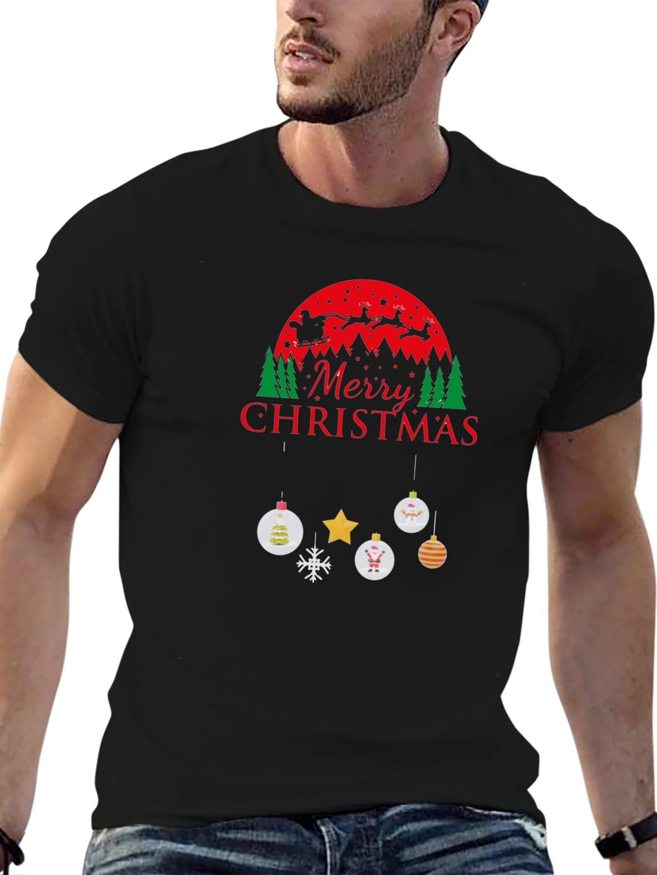 Merry Christmas Graphic T-Shirt