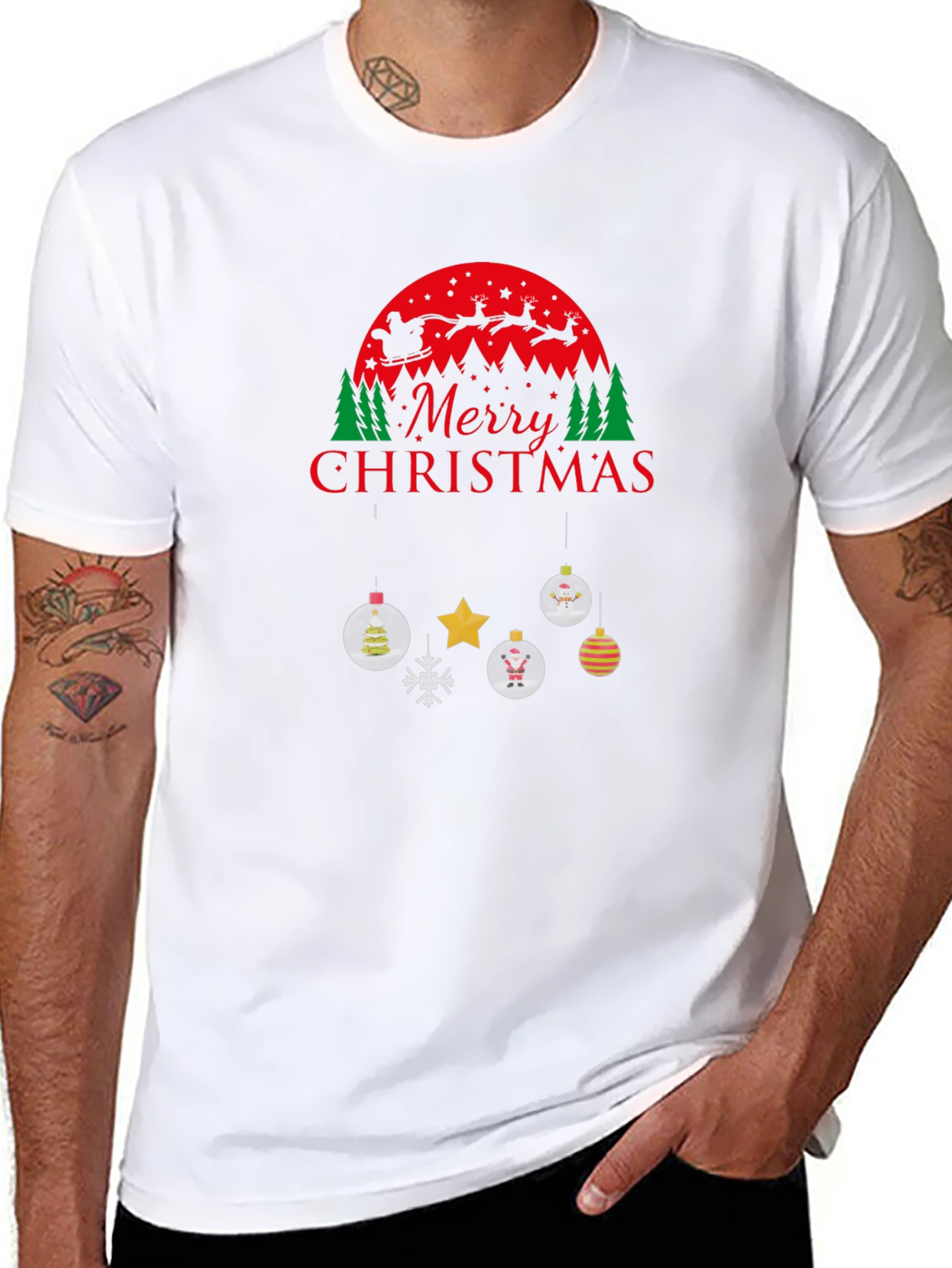 Merry Christmas Graphic T-Shirt