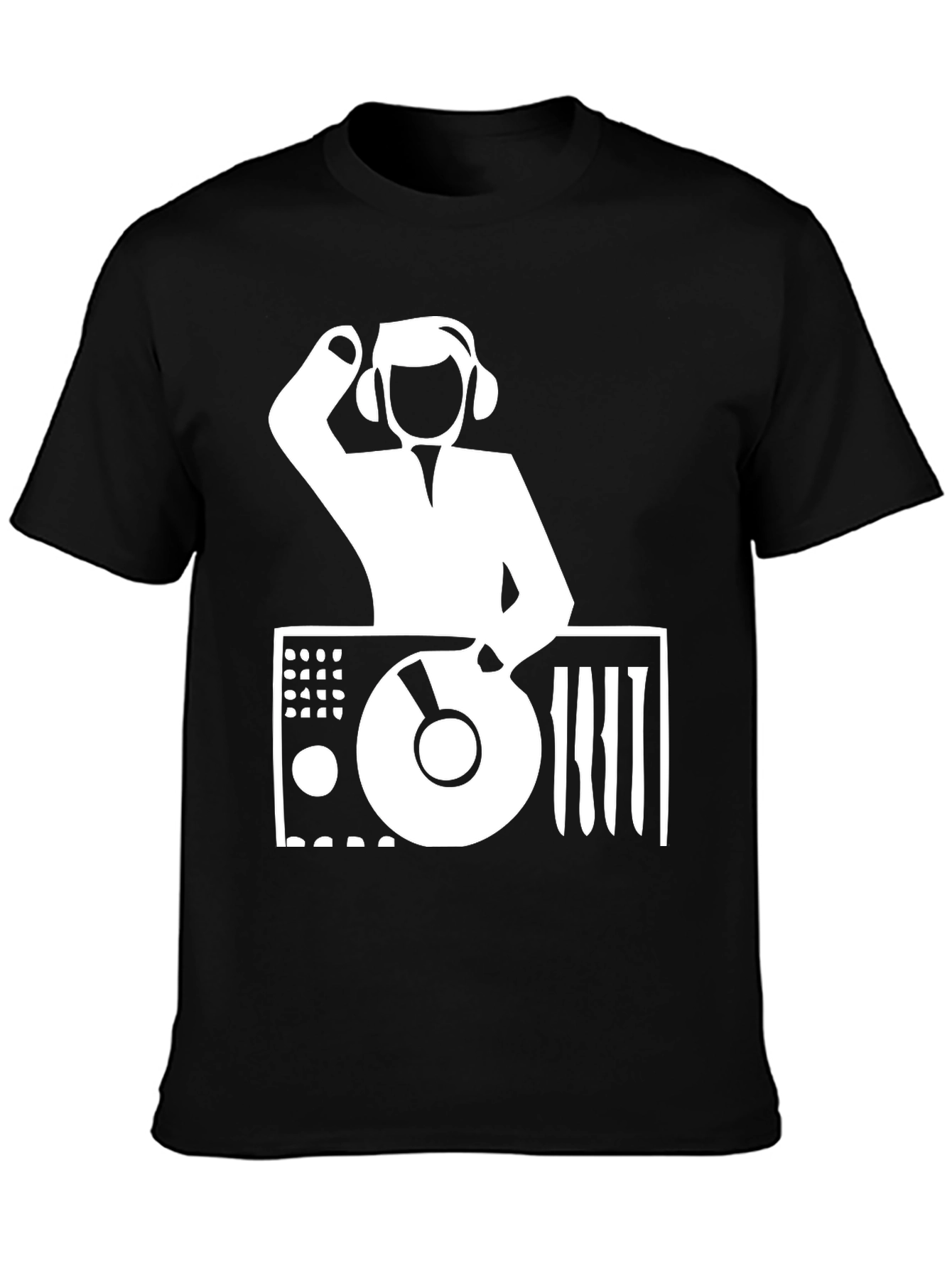 DJ Graphic T-Shirt - Black