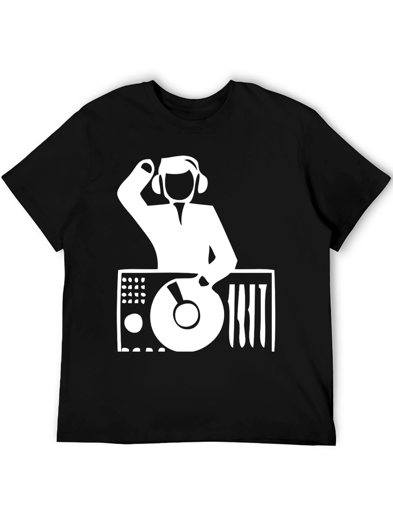 DJ Graphic T-Shirt - Black