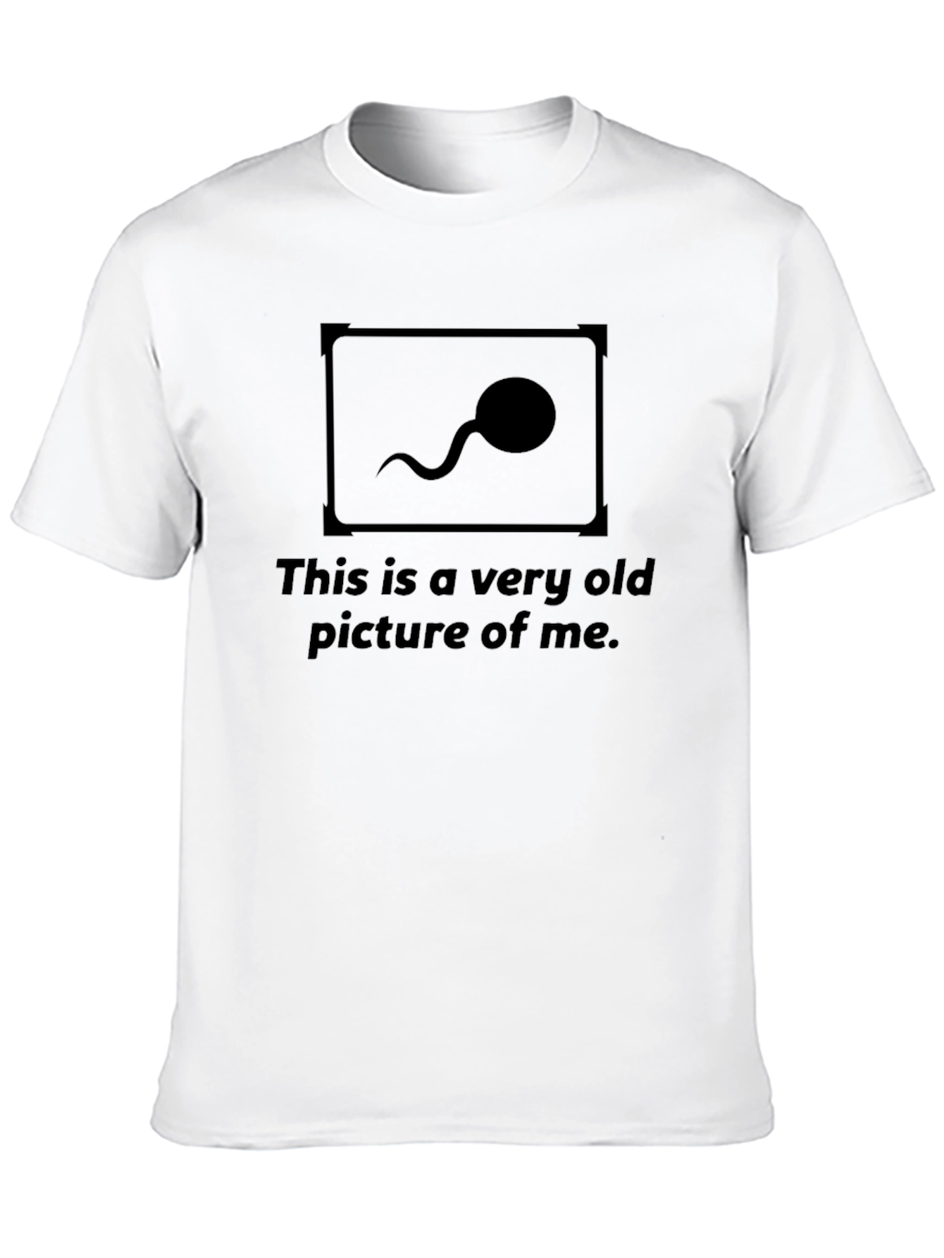 Funny Very Old Picture Graphic T-Shirt