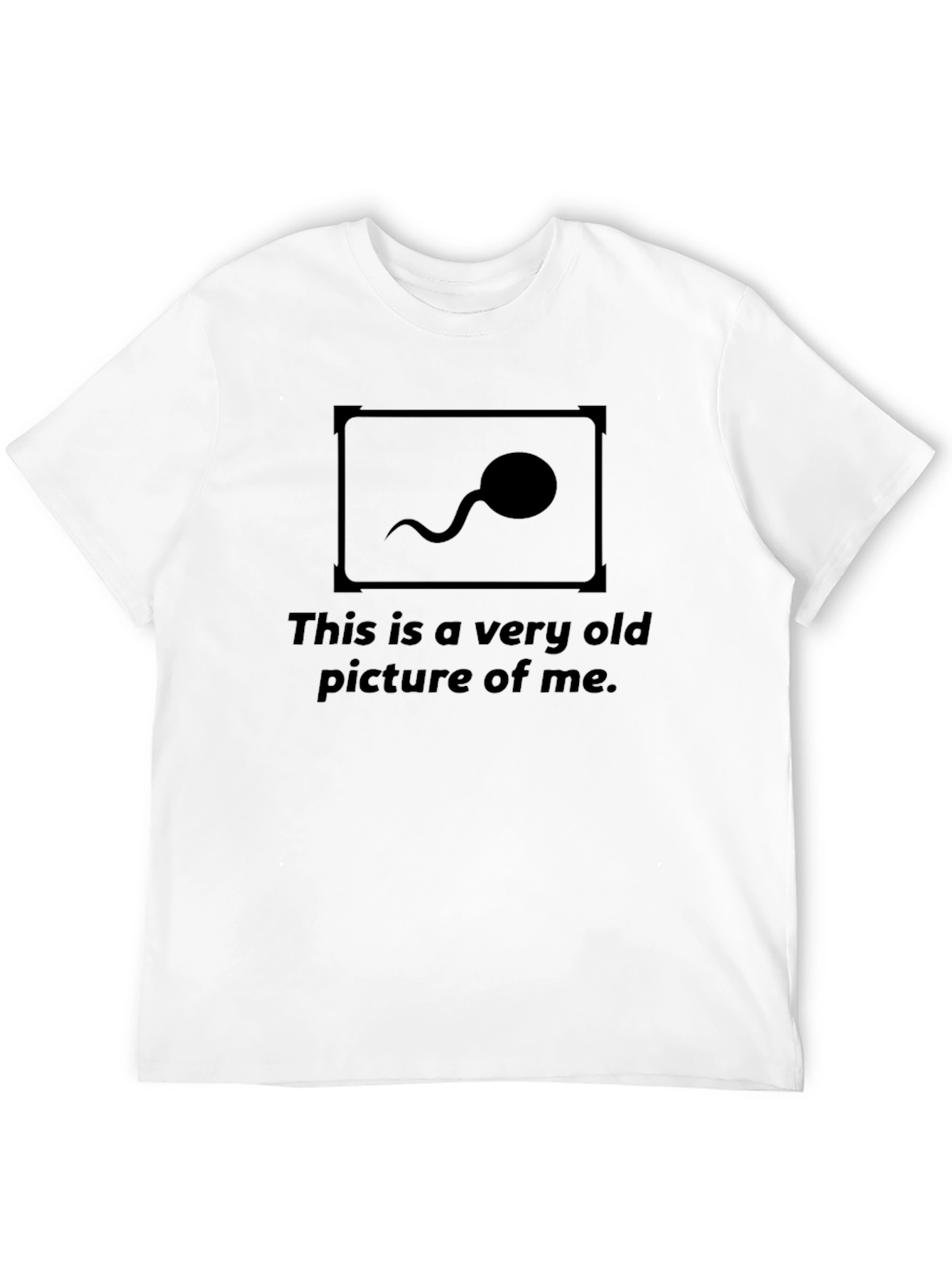 Funny Very Old Picture Graphic T-Shirt