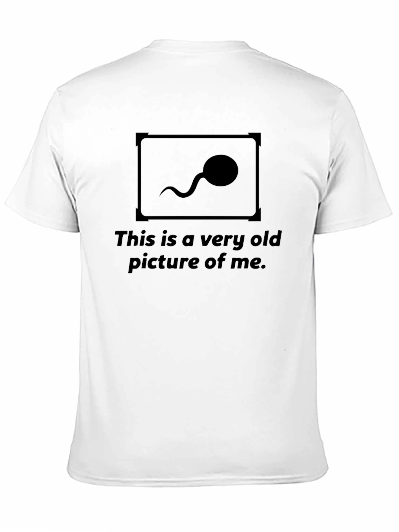 Funny Very Old Picture Graphic T-Shirt