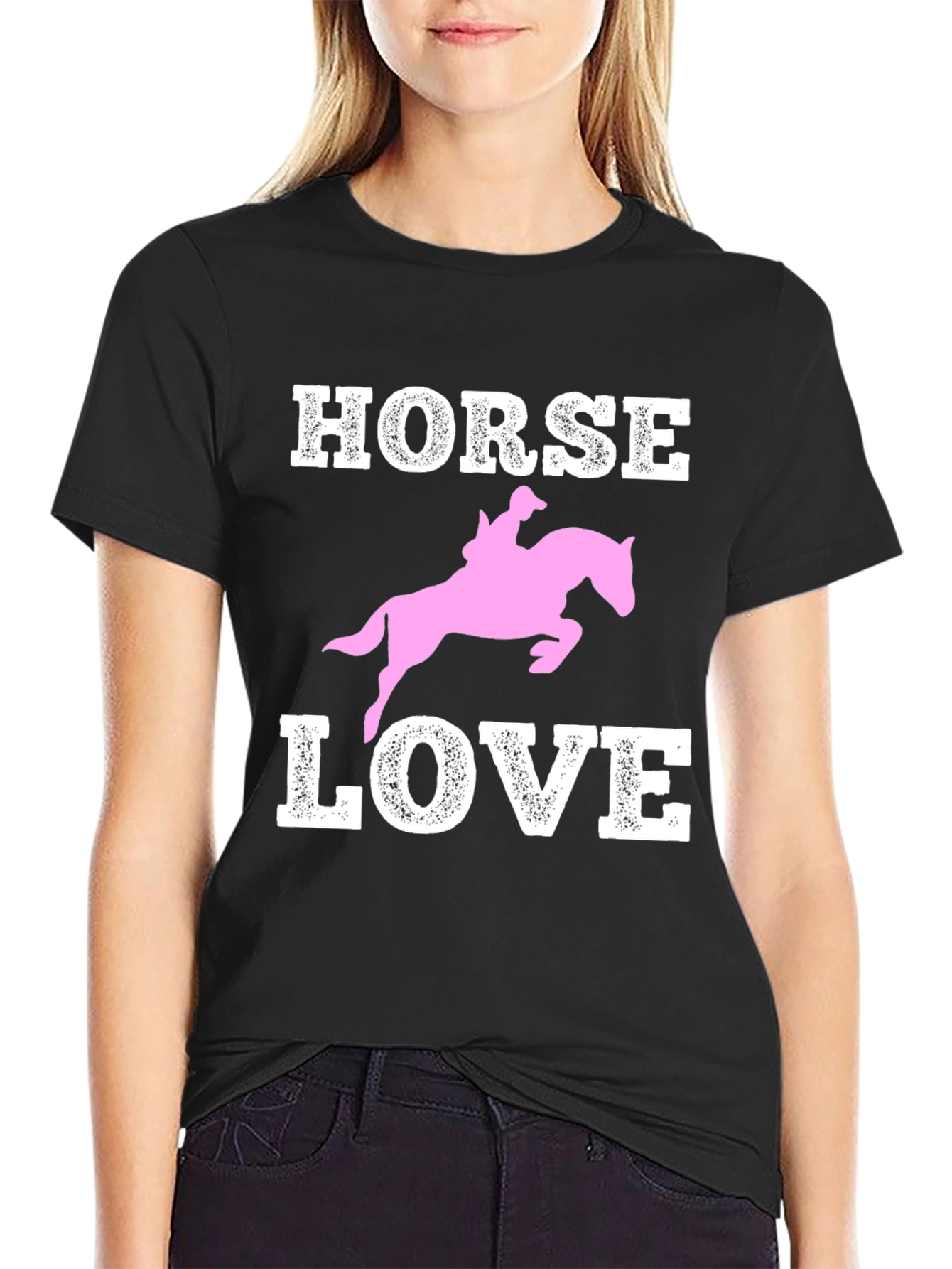 Horse Love Graphic T-Shirt - Equestrian Style