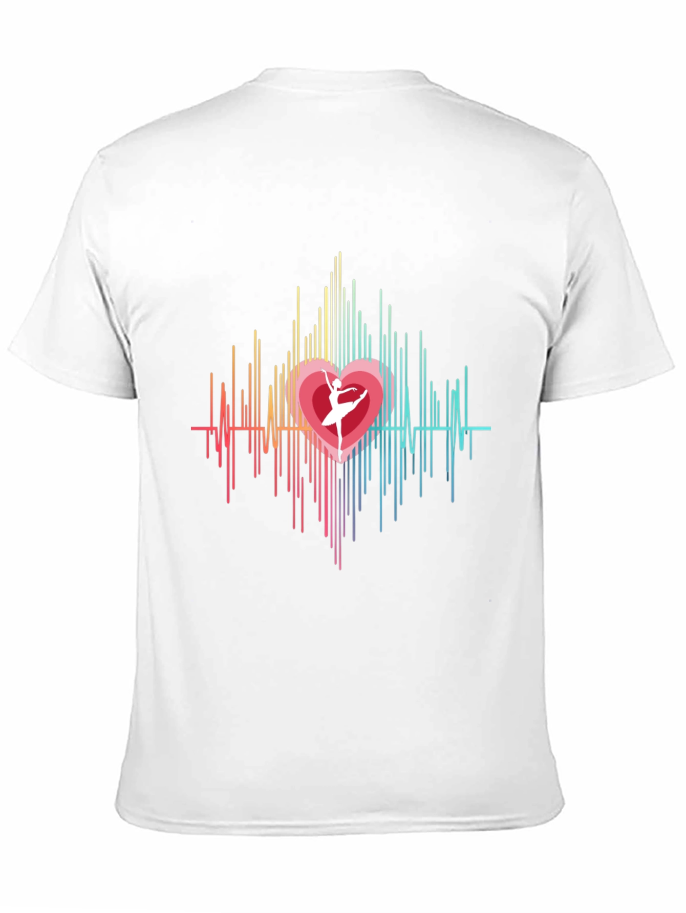 Heartbeat Ballerina Graphic Tee - Black