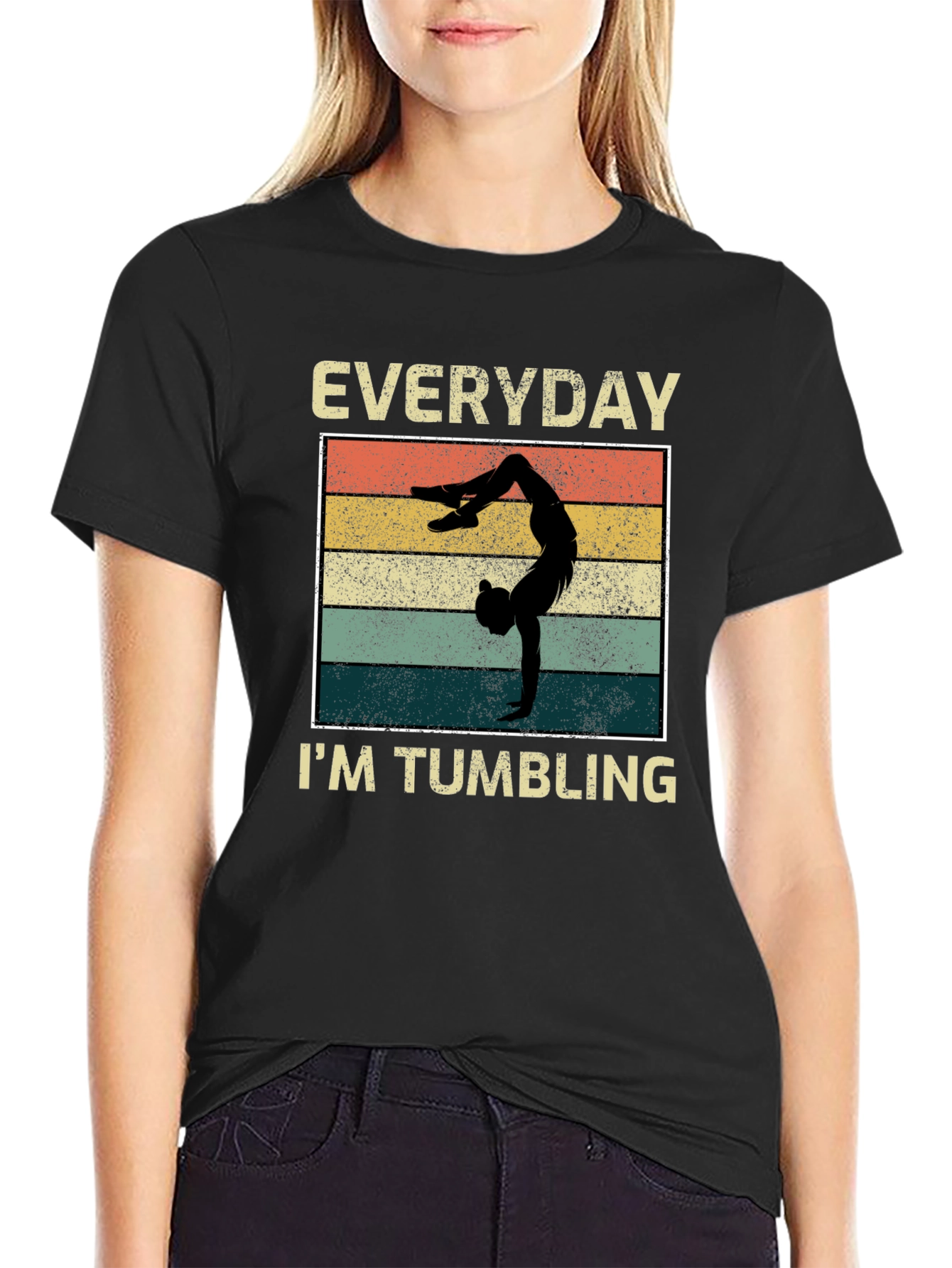Everyday Im Tumbling Graphic Tee