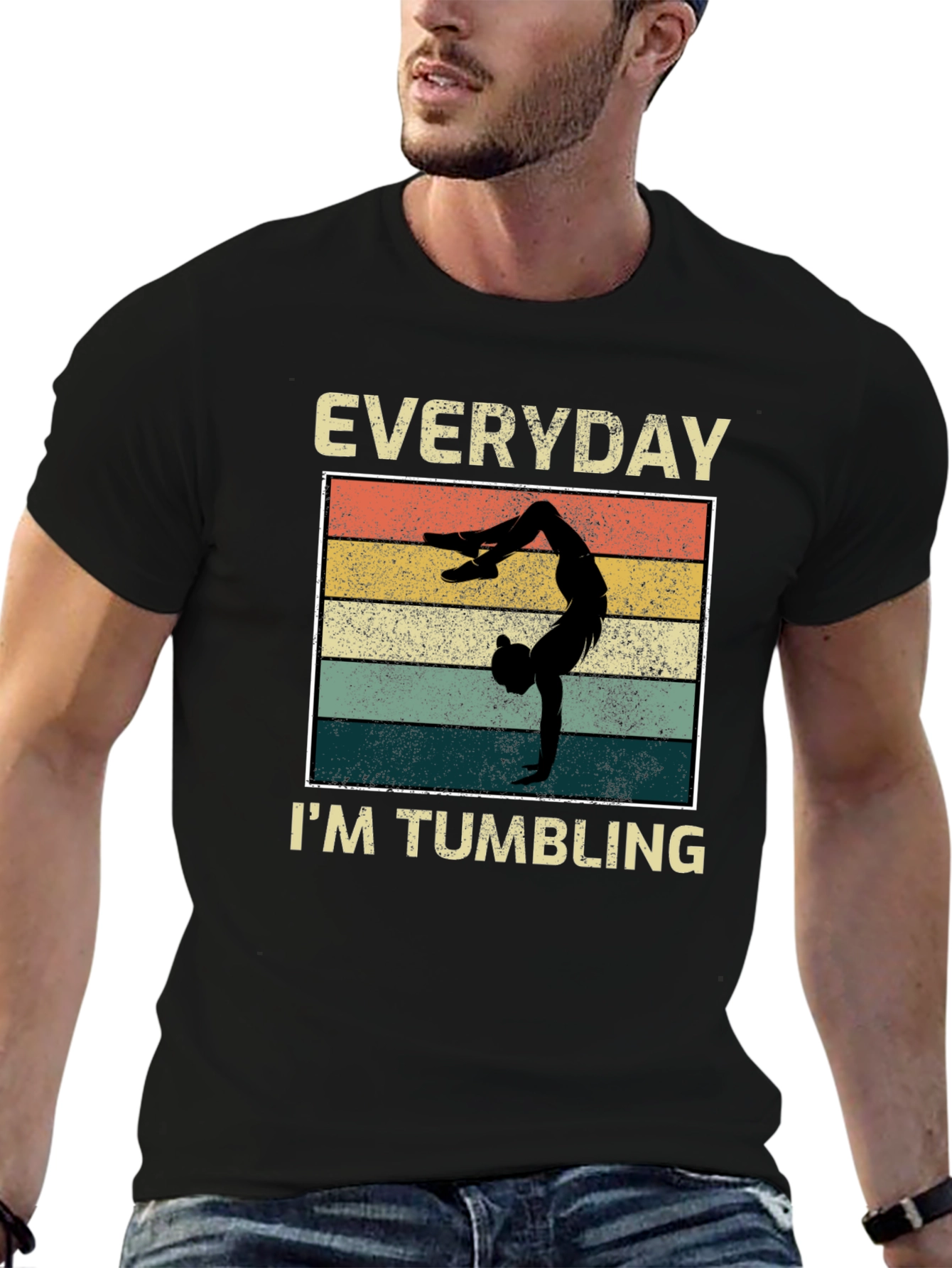 Everyday Im Tumbling Graphic Tee