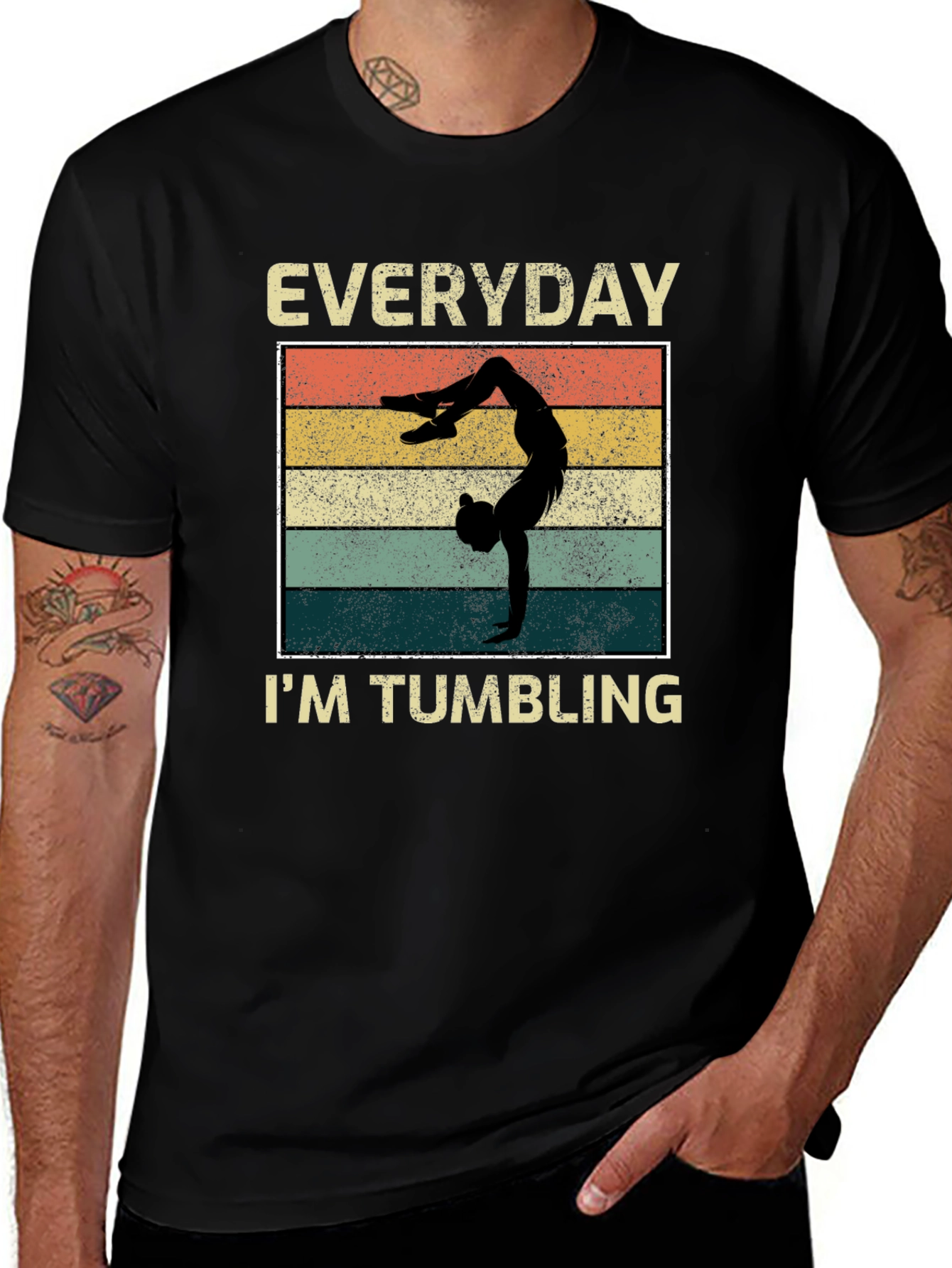 Everyday Im Tumbling Graphic Tee