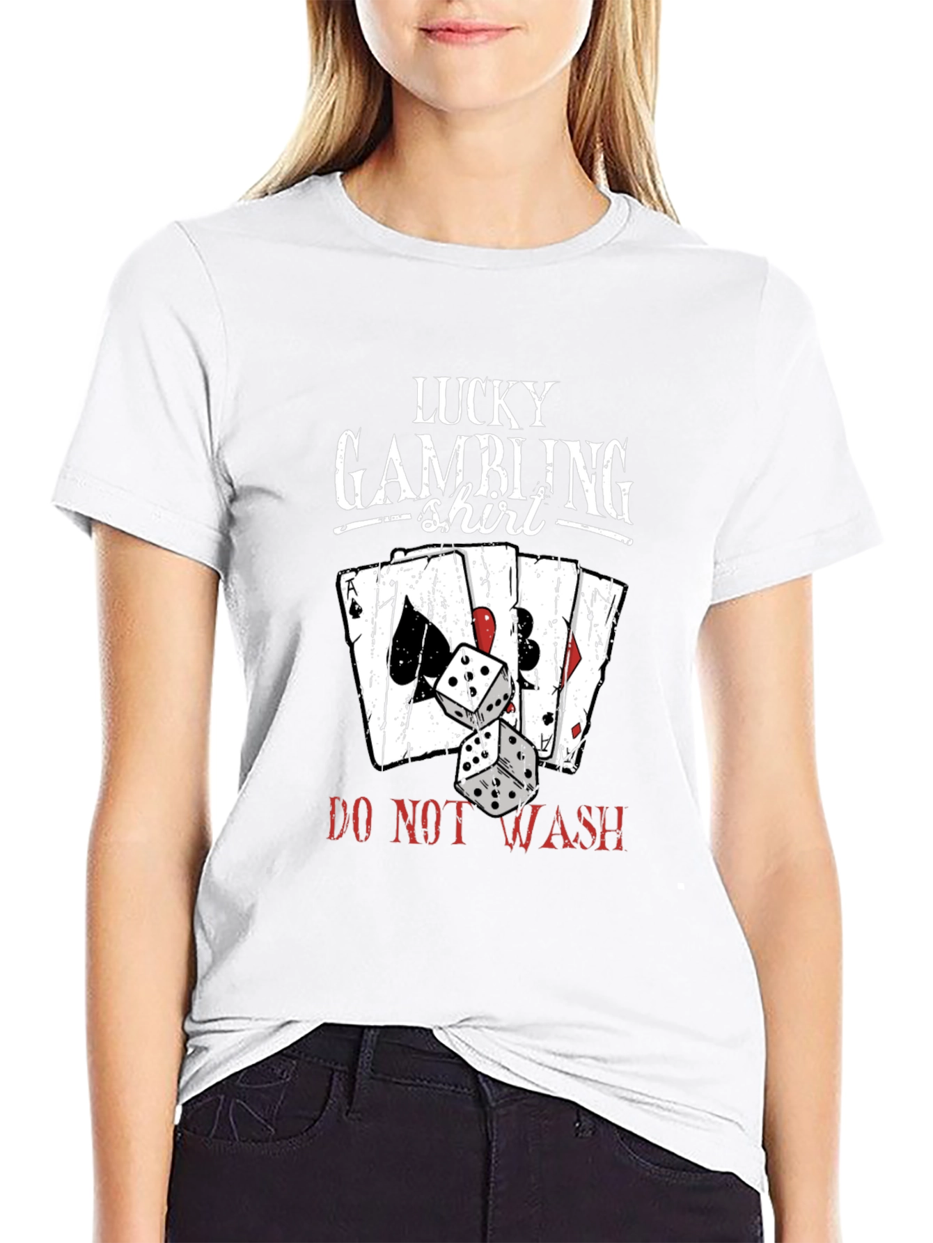 Lucky Gambling Shirt - Novelty Graphic Tee