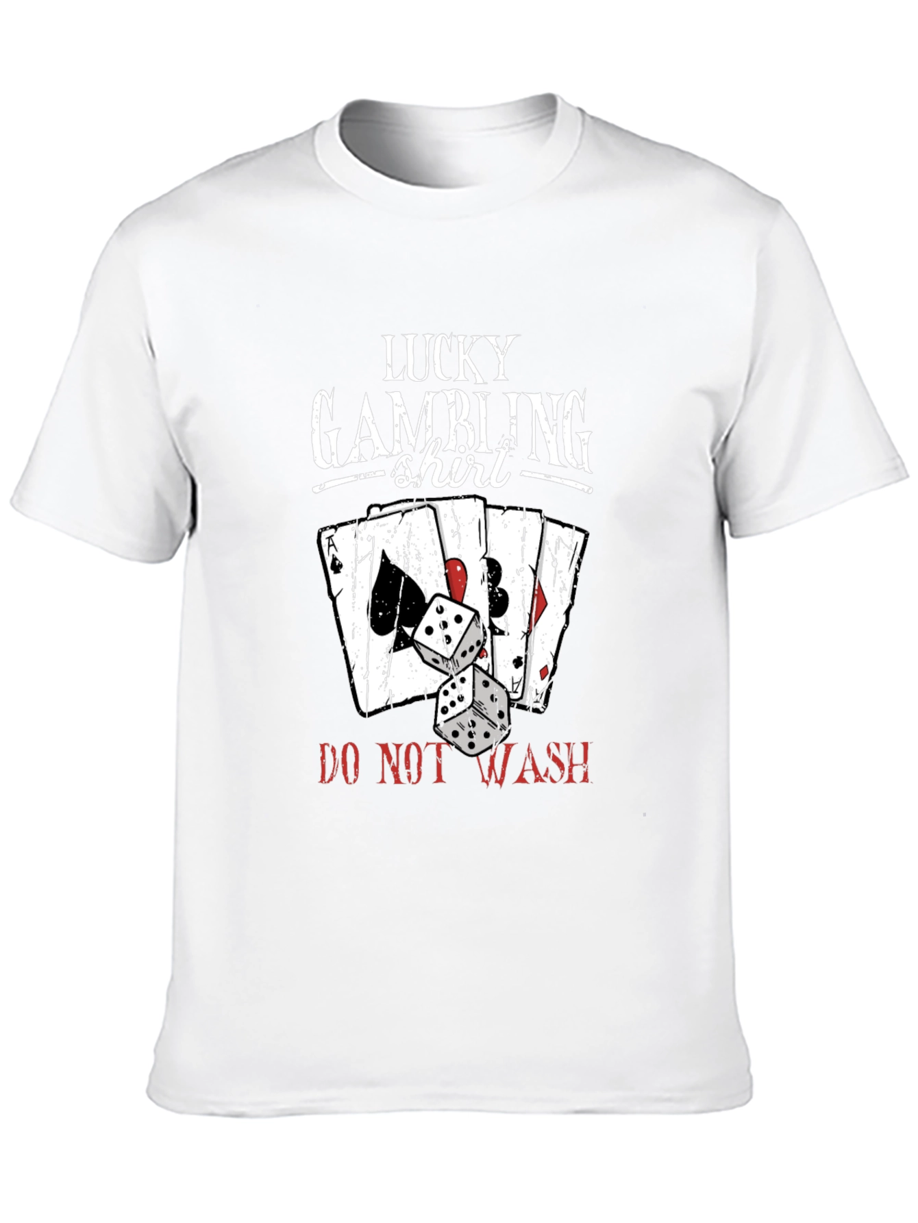 Lucky Gambling Shirt - Novelty Graphic Tee