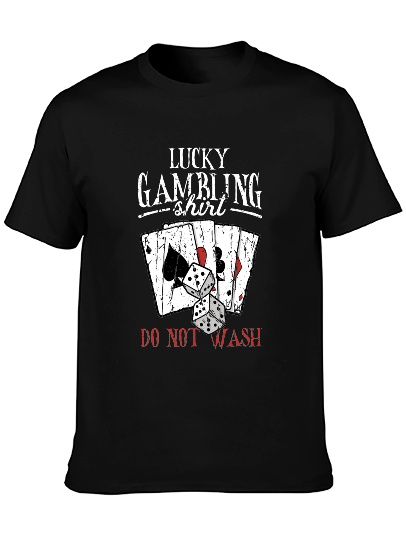Lucky Gambling Shirt - Novelty Graphic Tee