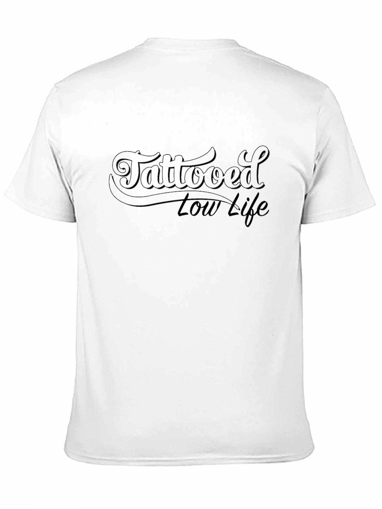 Tattooed Low Life Graphic T-Shirt - Black