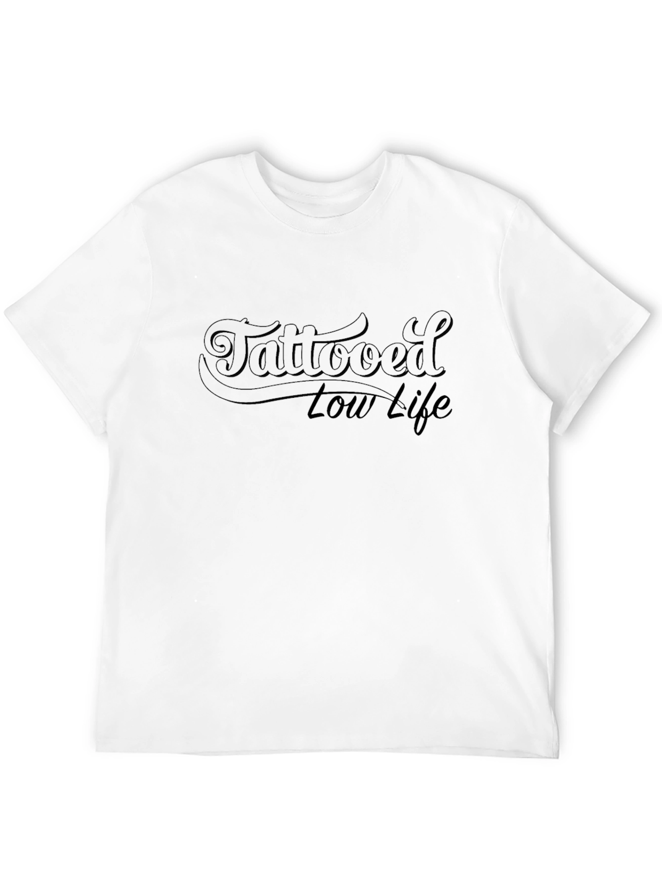 Tattooed Low Life Graphic T-Shirt - Black