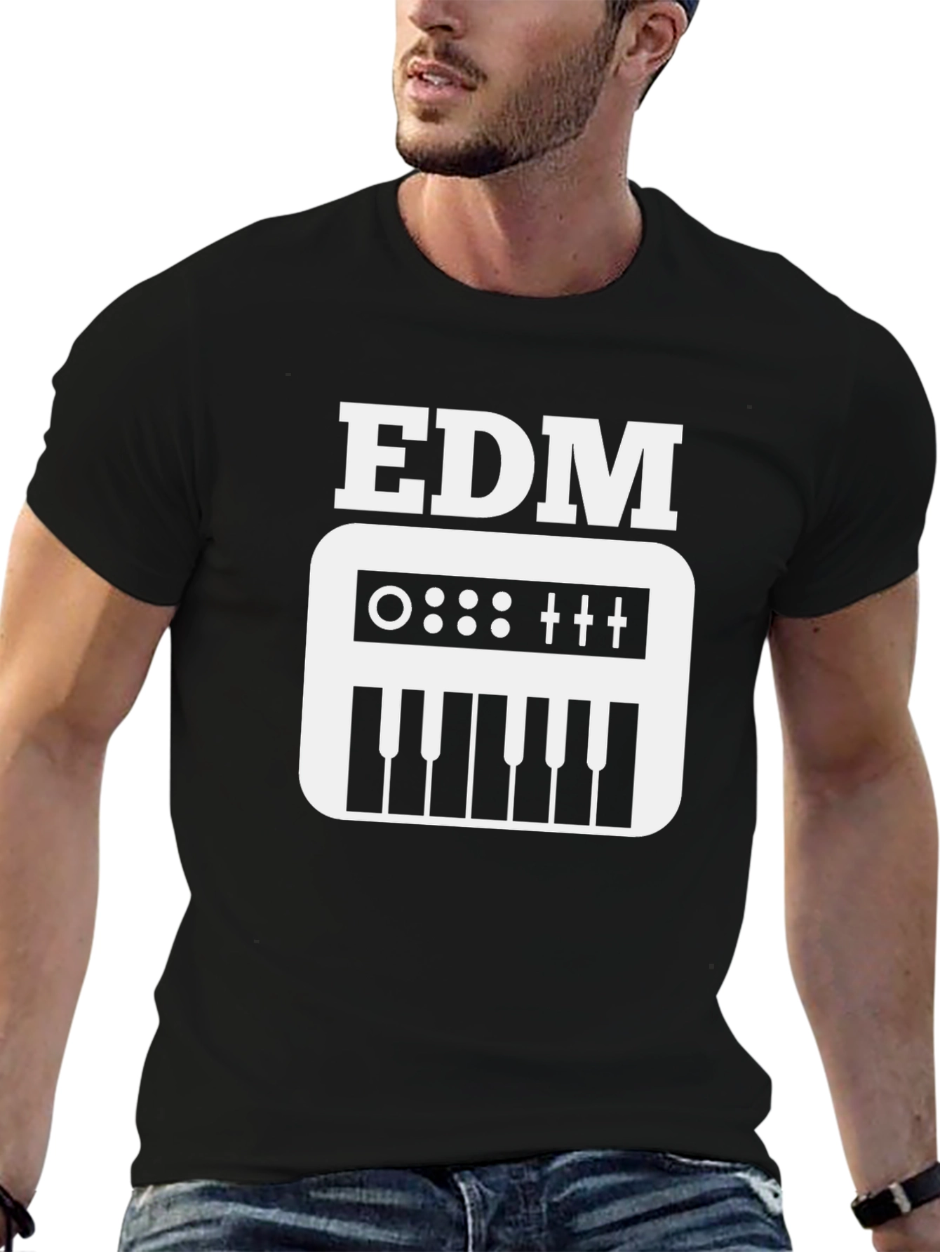 EDM Synth Graphic T-Shirt - Music Lover Tee