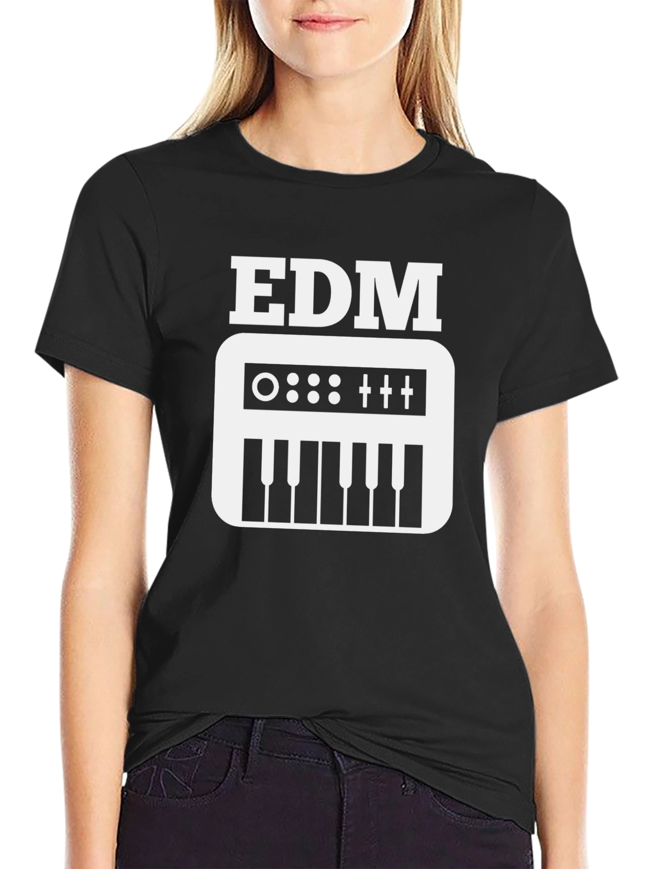 EDM Synth Graphic T-Shirt - Music Lover Tee