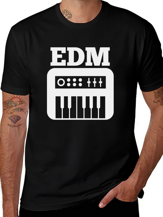 EDM Synth Graphic T-Shirt - Music Lover Tee