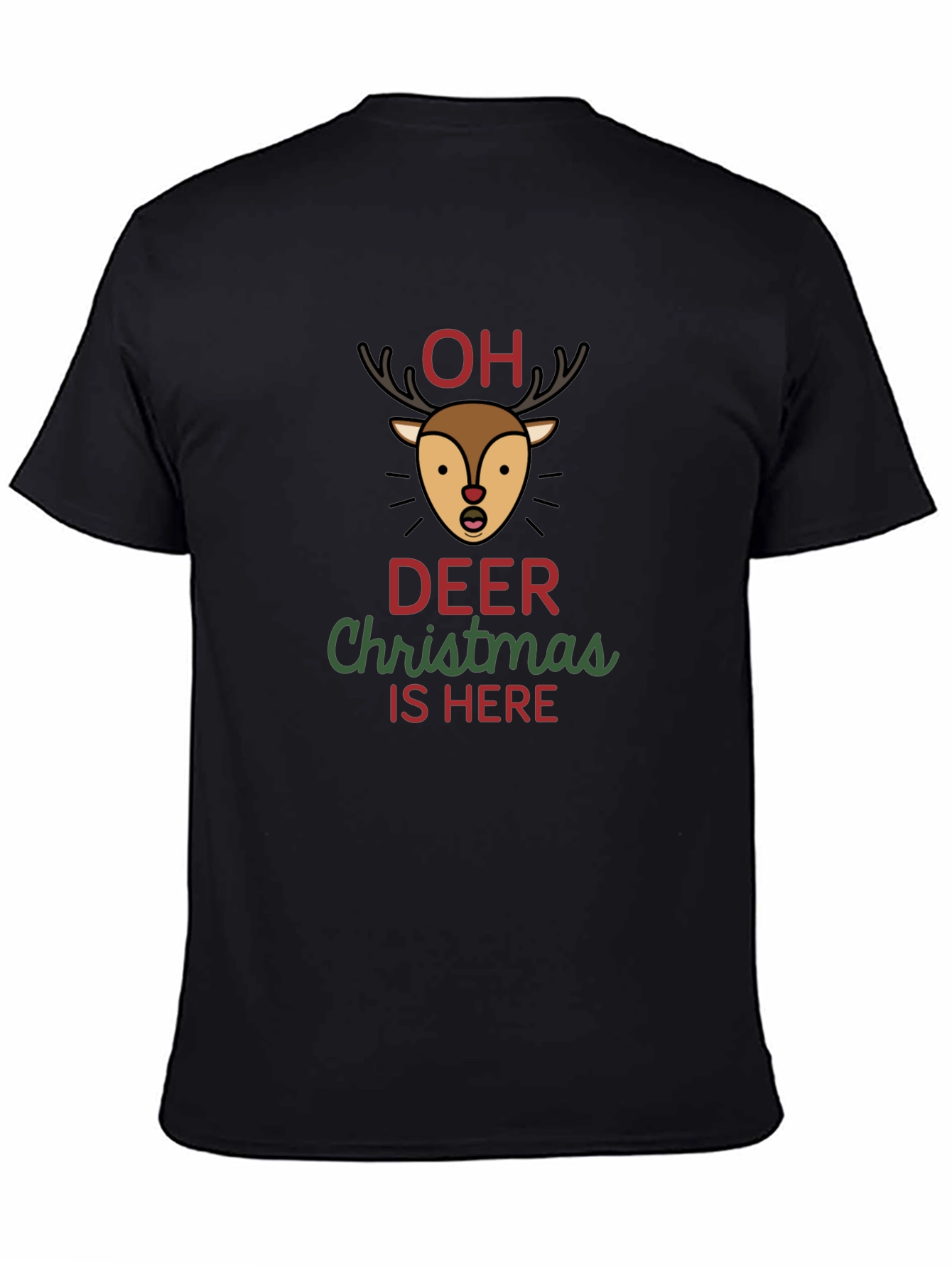 Oh Deer Christmas Graphic T-Shirt