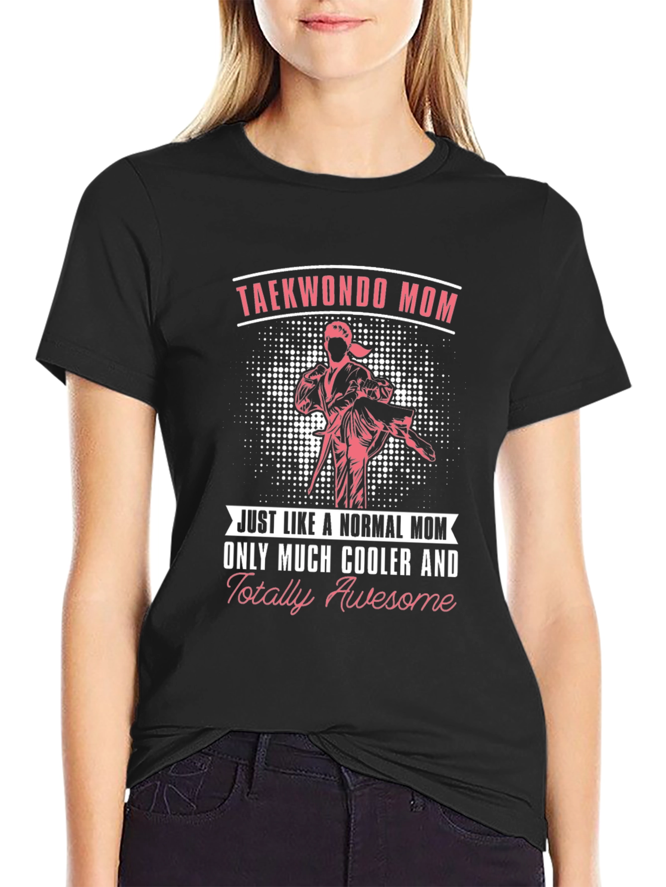 Taekwondo Mom Graphic T-Shirt