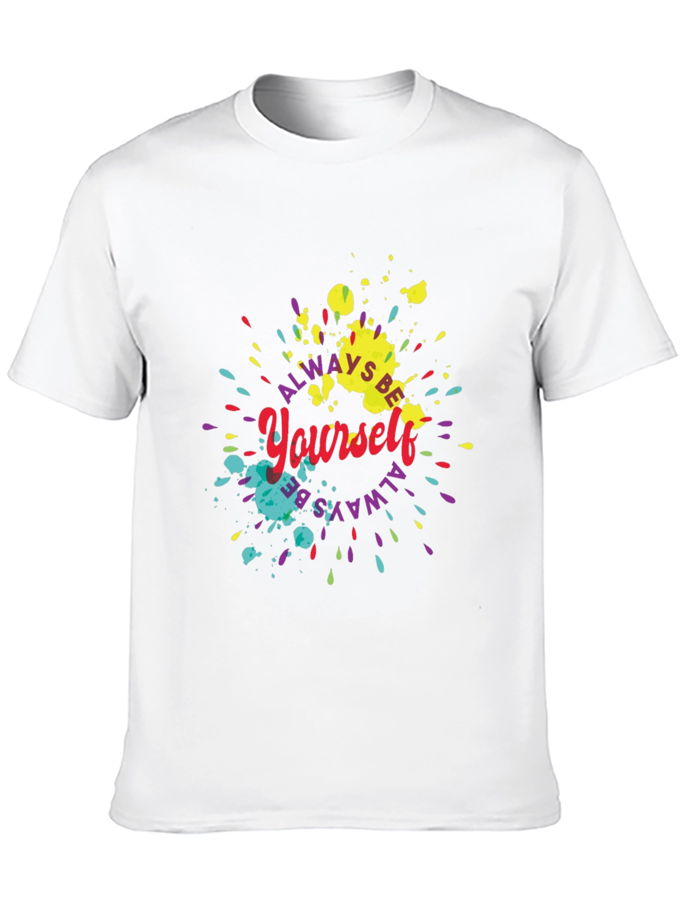 Always Be Yourself Graphic Tee - Black