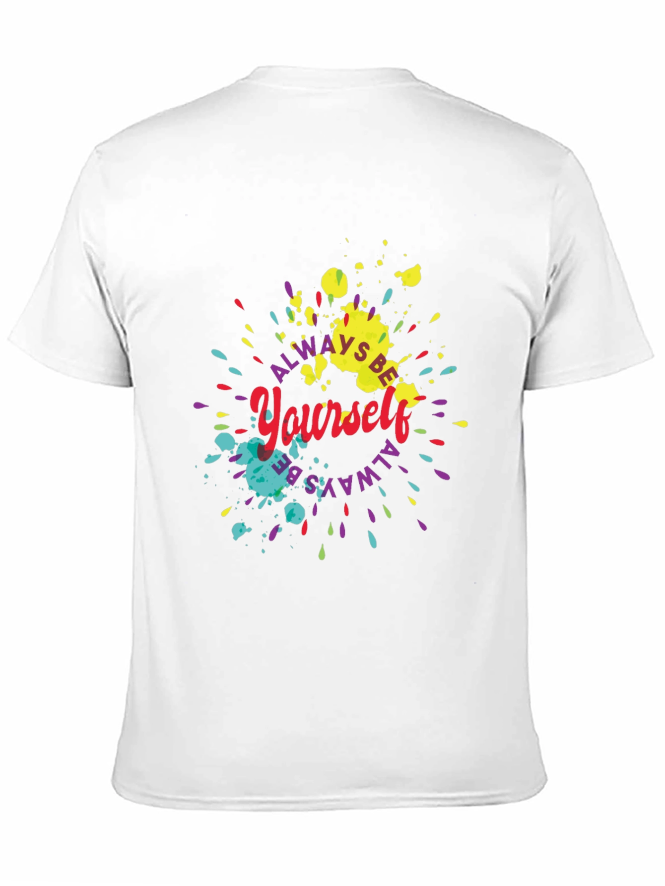 Always Be Yourself Graphic Tee - Black