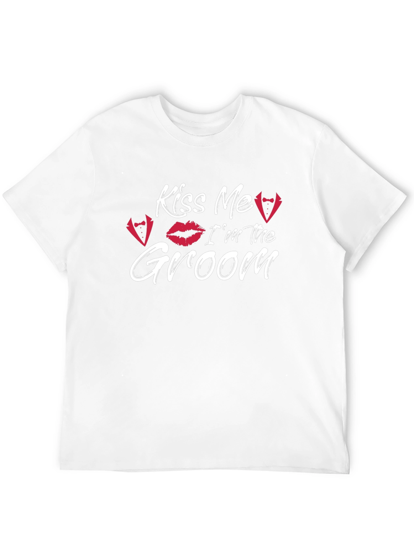 Kiss Me Im The Groom T-Shirt Wedding Apparel