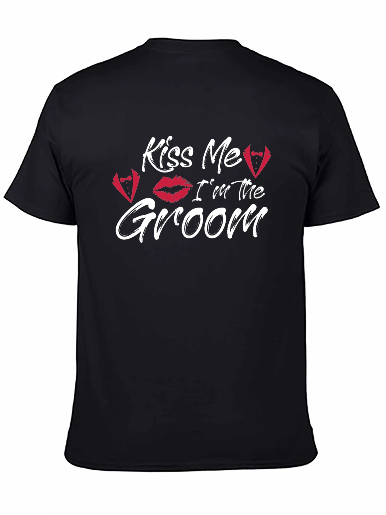 Kiss Me Im The Groom T-Shirt Wedding Apparel