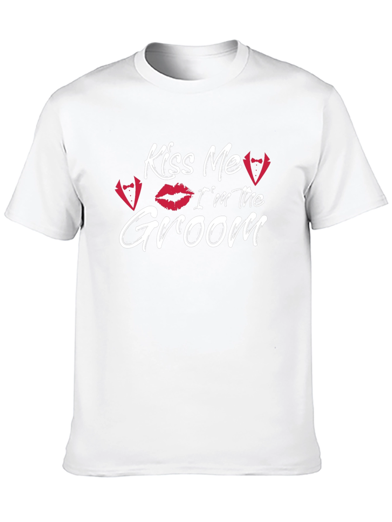 Kiss Me Im The Groom T-Shirt Wedding Apparel