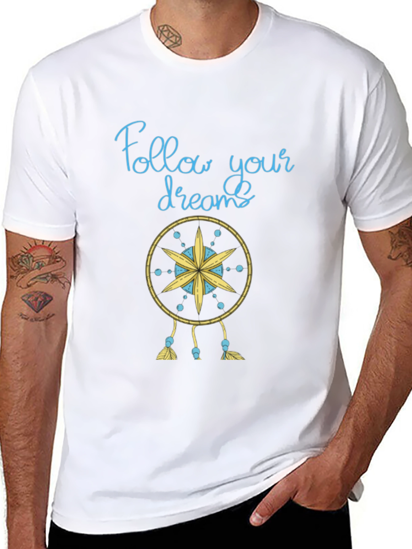 Follow Your Dreams T-Shirt - Dreamcatcher Design
