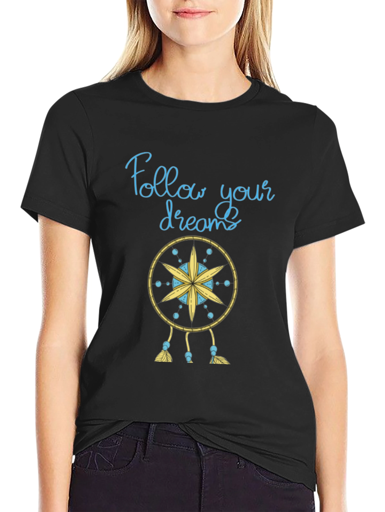 Follow Your Dreams T-Shirt - Dreamcatcher Design