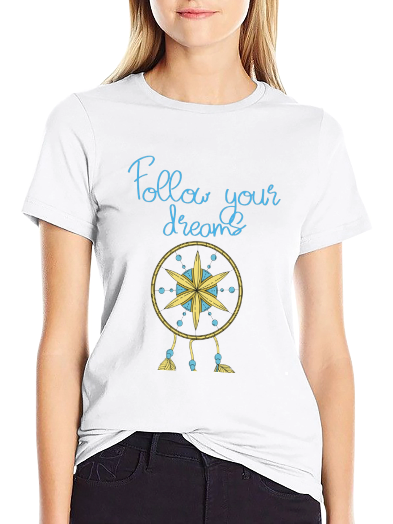Follow Your Dreams T-Shirt - Dreamcatcher Design