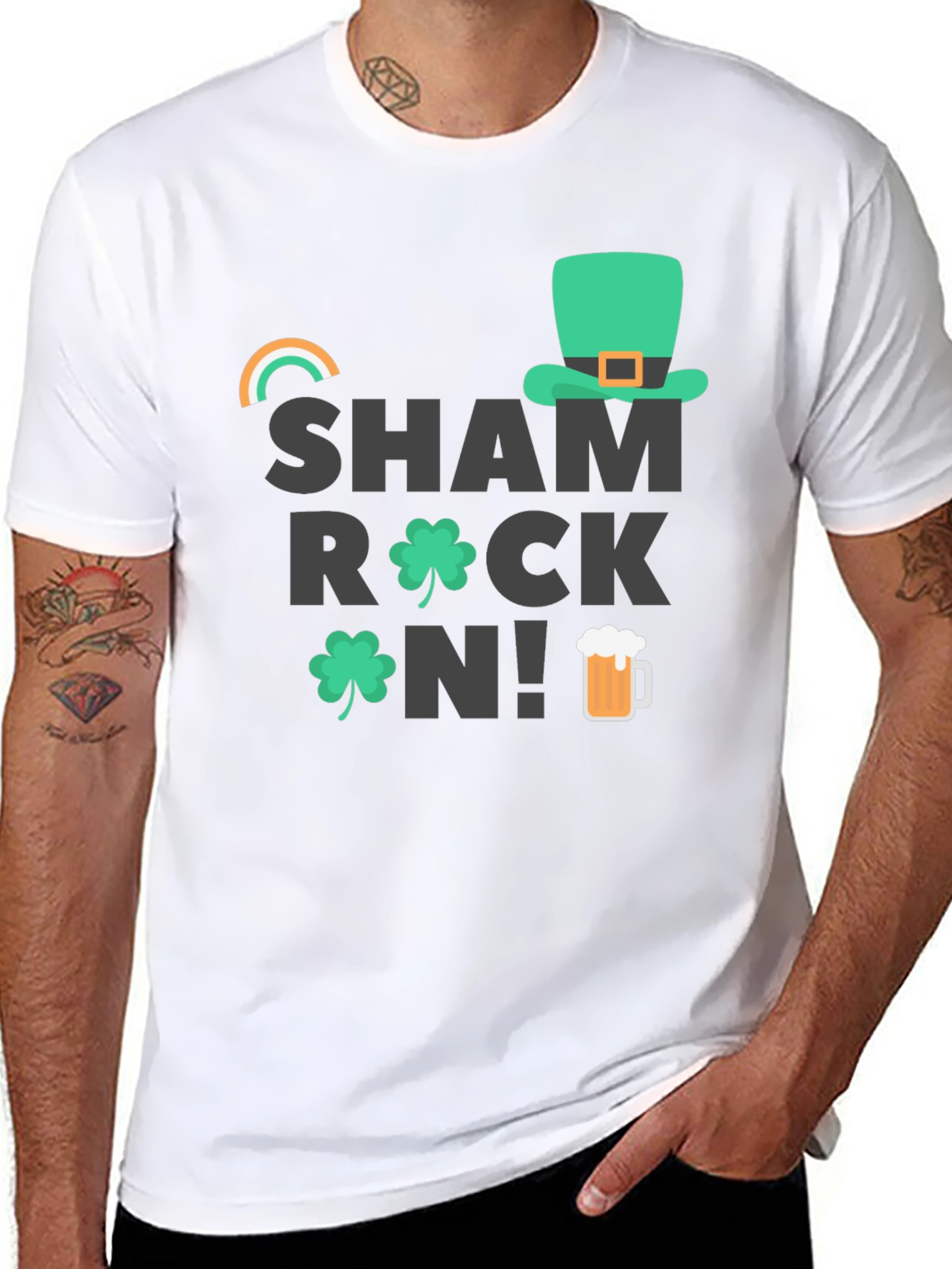 Shamrock On St. Patricks Day T-Shirt