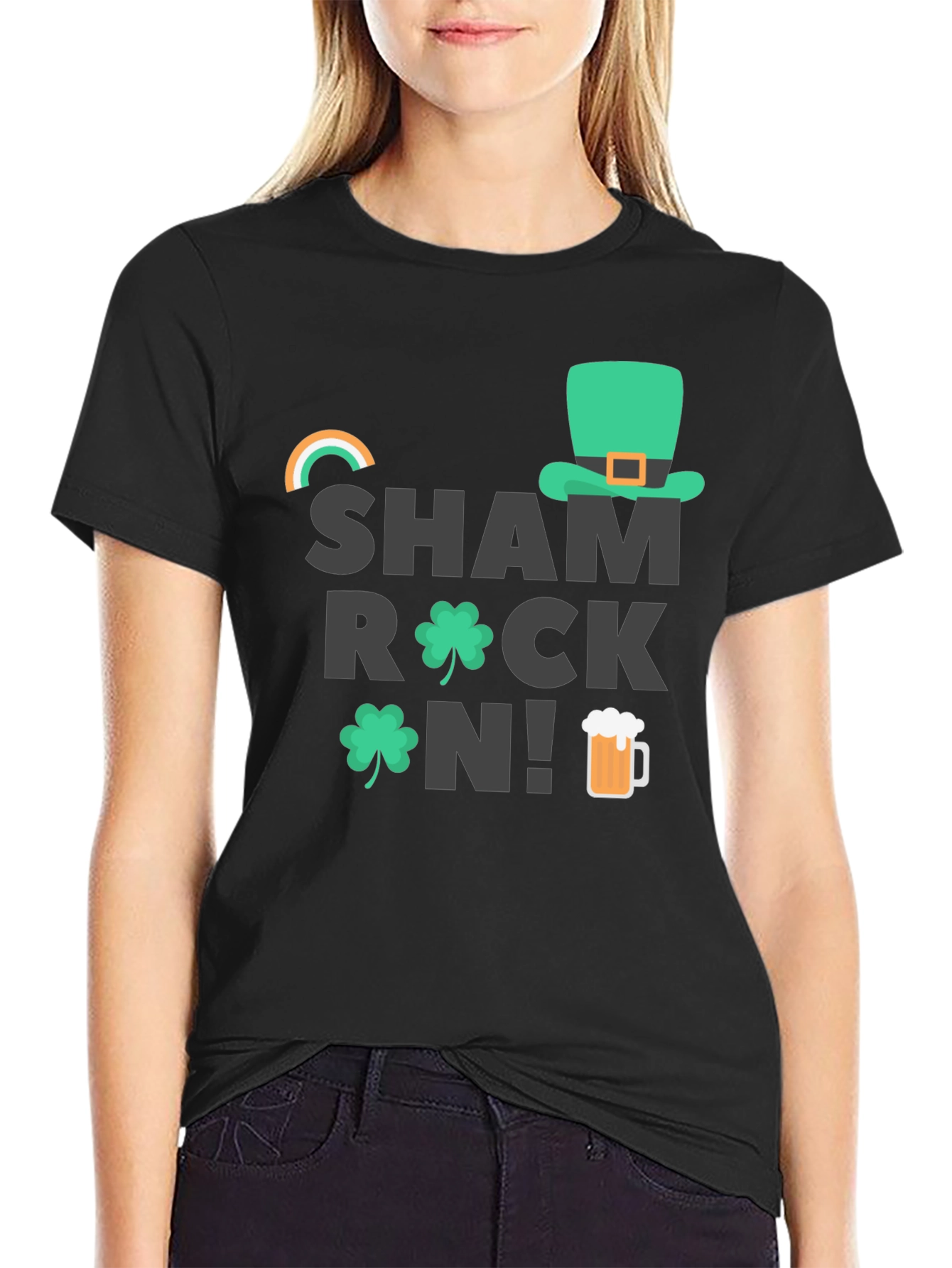 Shamrock On St. Patricks Day T-Shirt