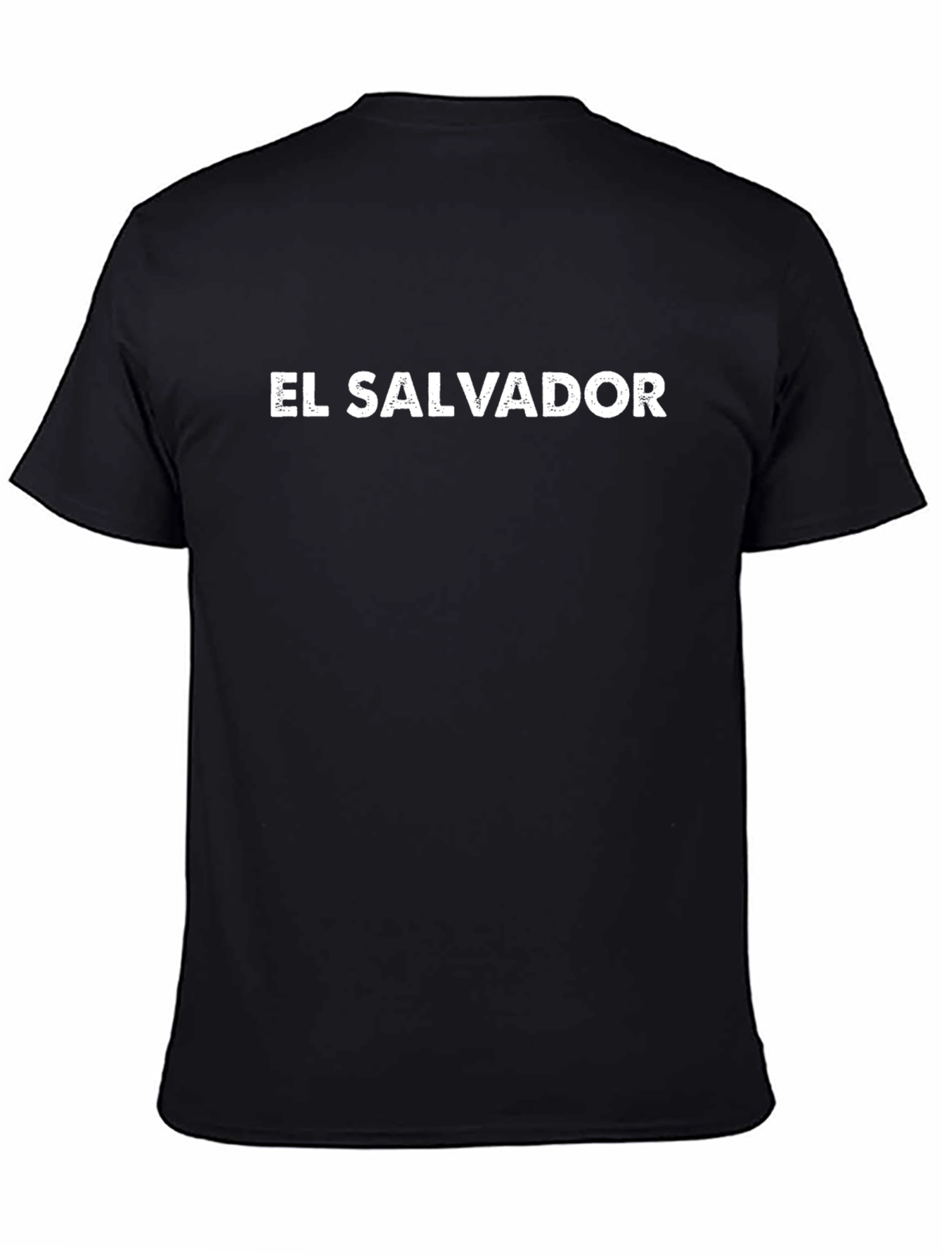 El Salvador T-Shirt - Black Cotton Tee